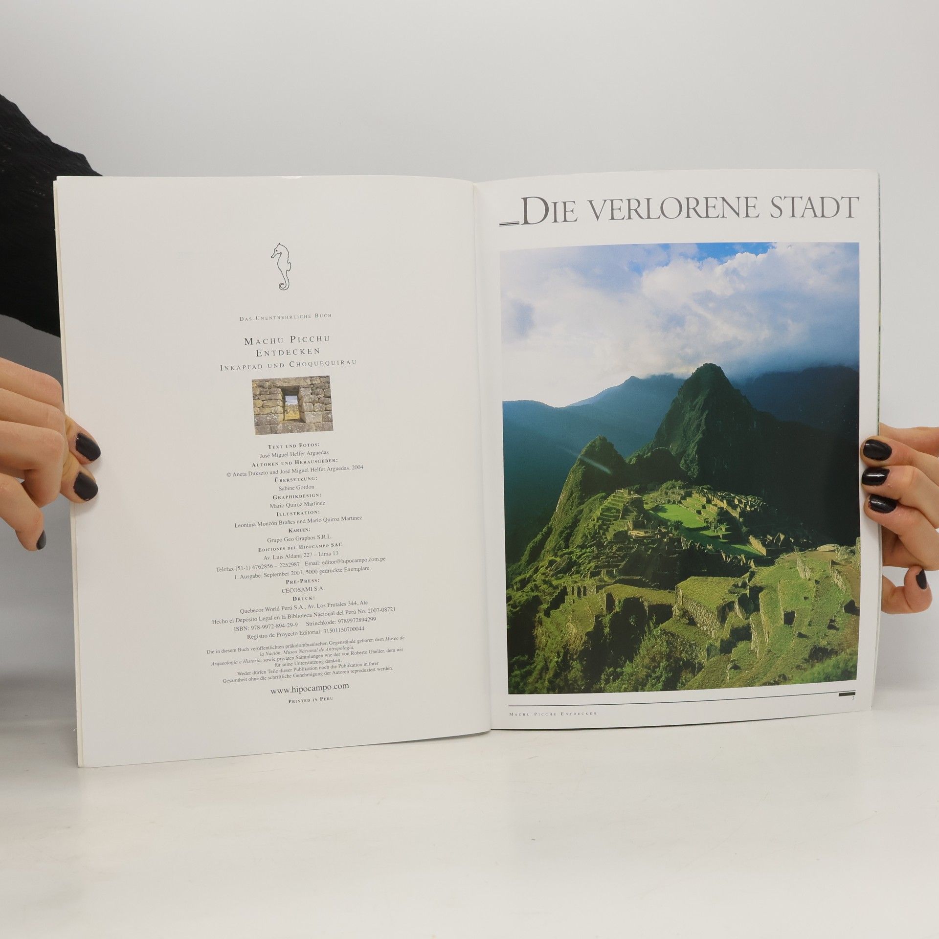 José Miguel Helfer Arguedas Machu Picchu entdecken