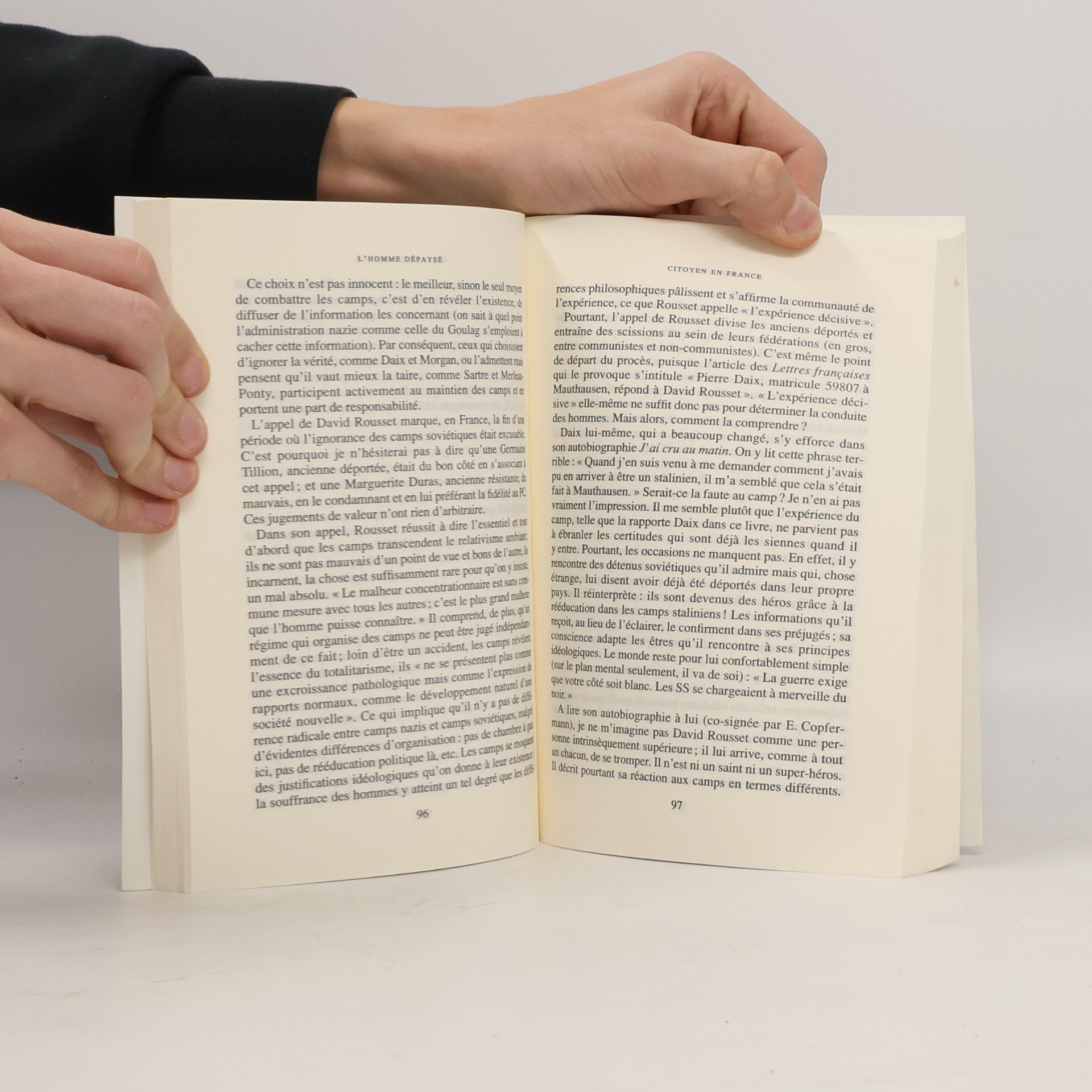 Tzvetan Todorov L'histoire immédiate: L'homme dépaysé