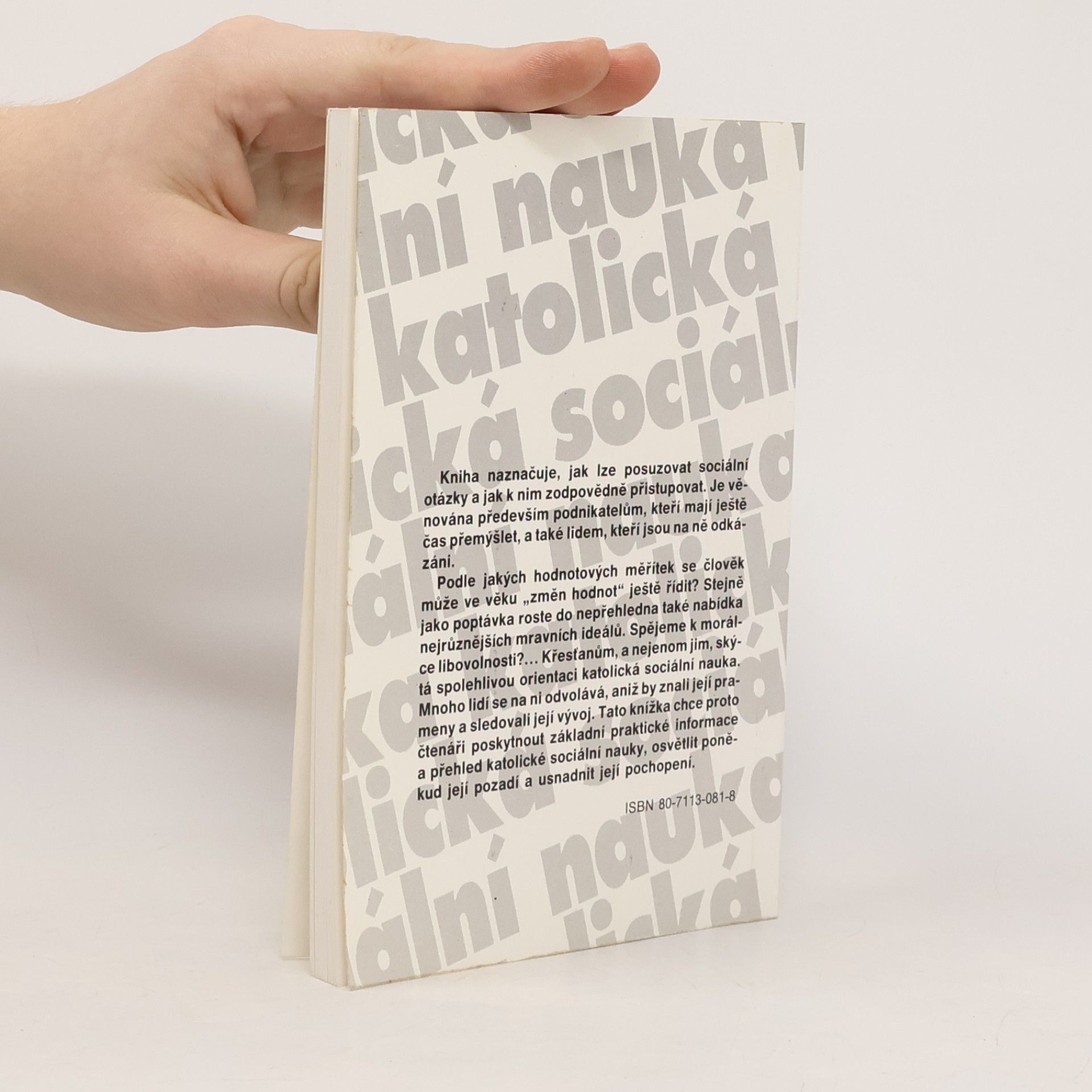 Wolfgang Ockenfels Katolická sociálni nauka