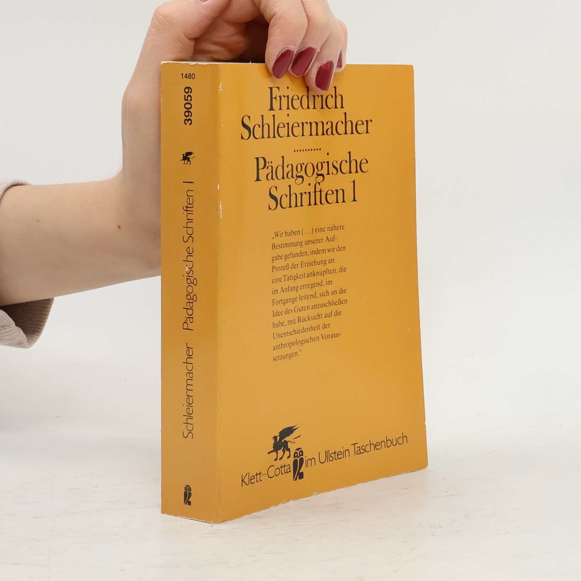 Friedrich Schleiermacher Pädagogische Schriften 1