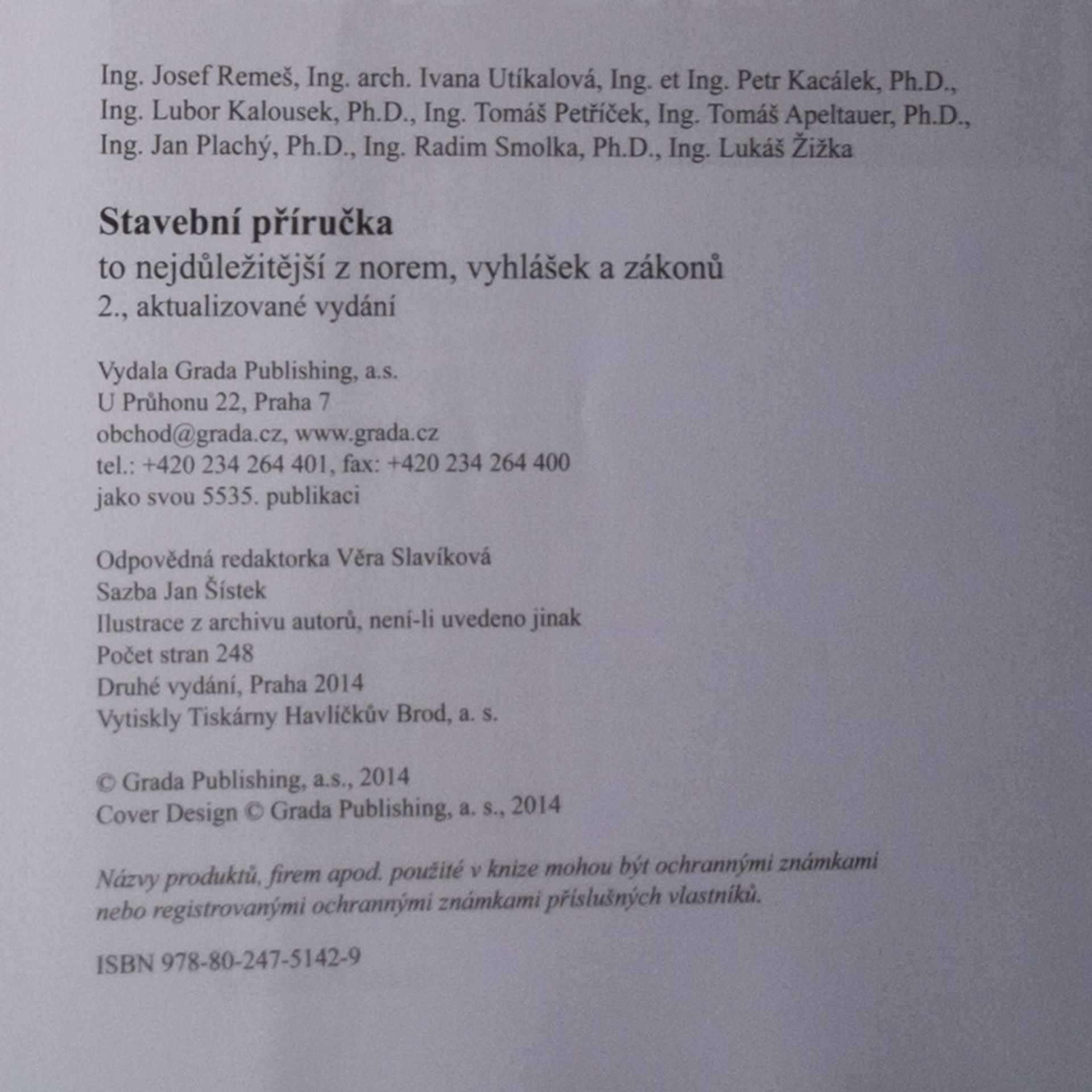 Josef Remeš Stavební příručka