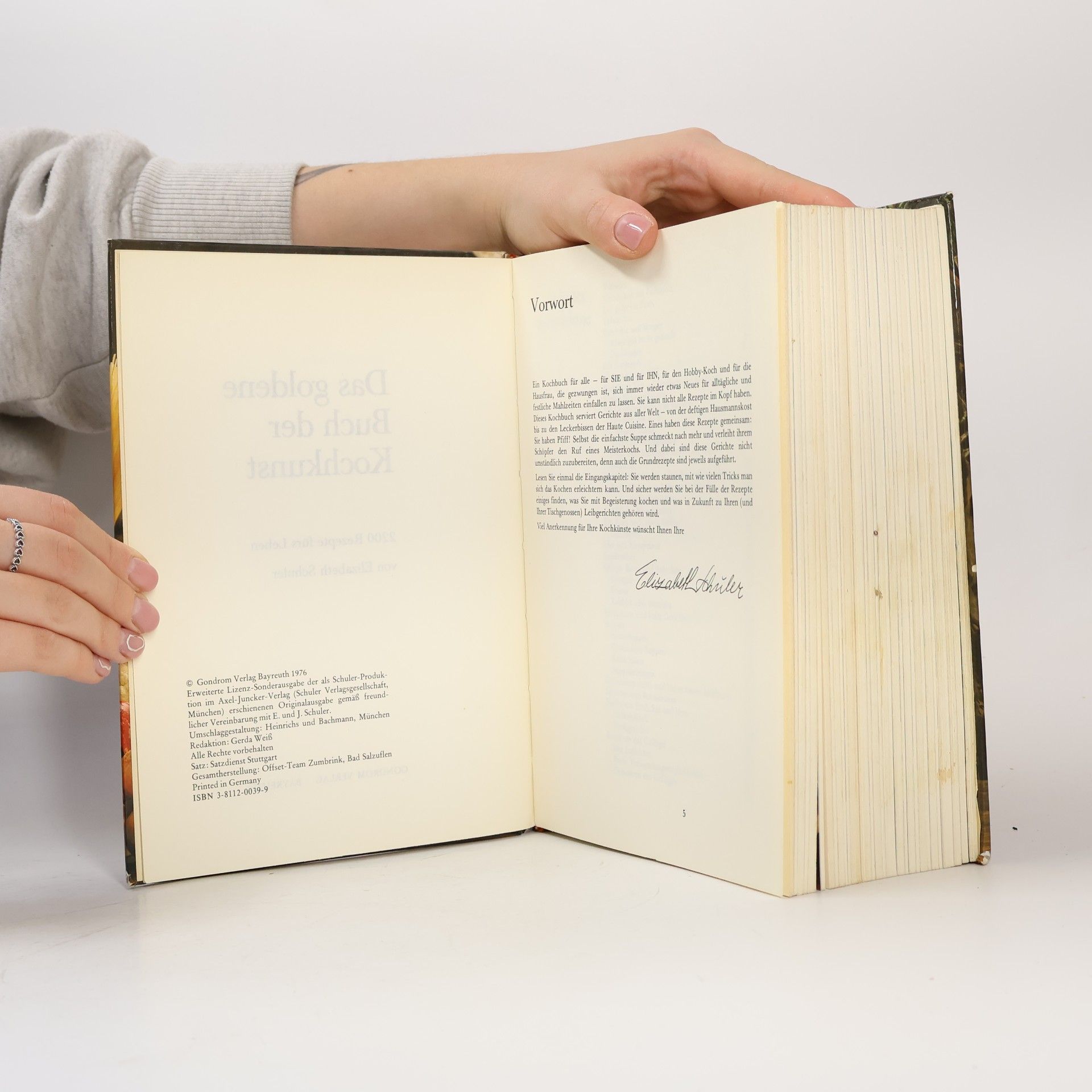 Elizabeth Schuler Das goldene Buch der Kochkunst