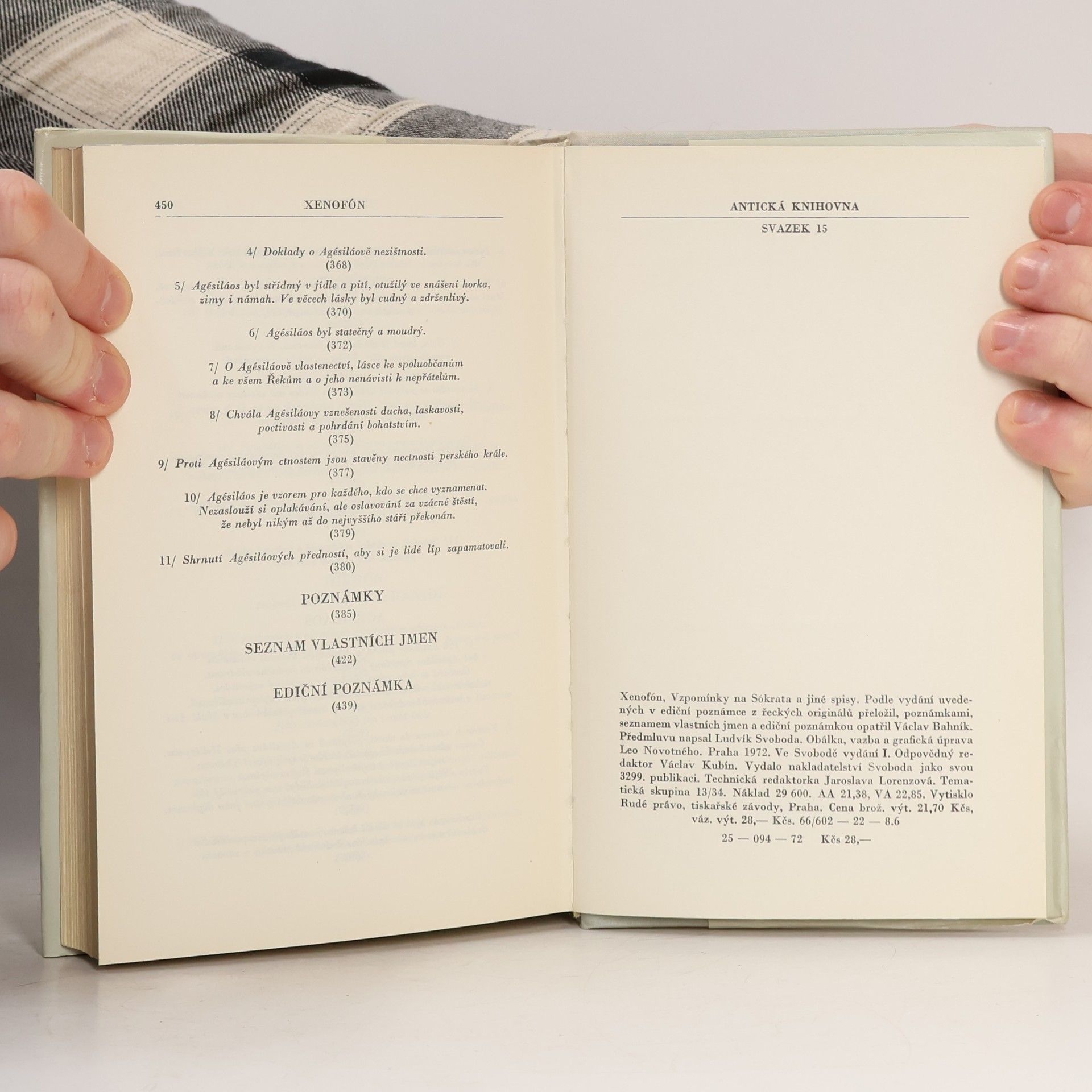 Xenofón Vzpomíky na Sokrata