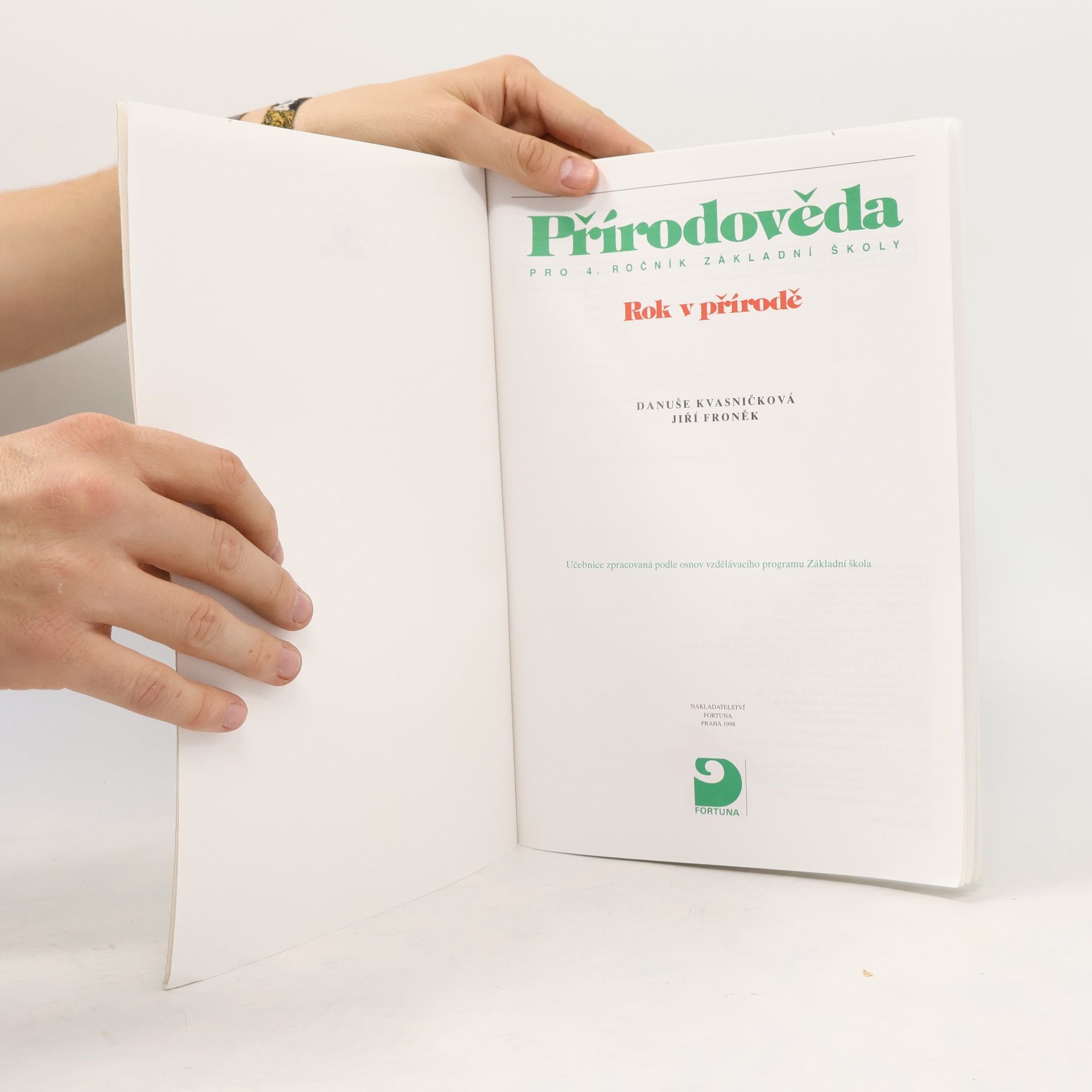 Jiří Fronek Přírodověda pro 4. ročník základní školy – Rok v přírodě