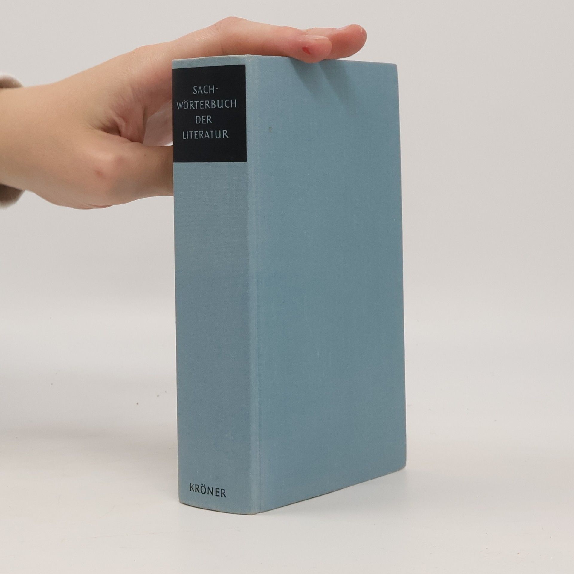 Gero von Wilpert Sachwörterbuch der Literatur