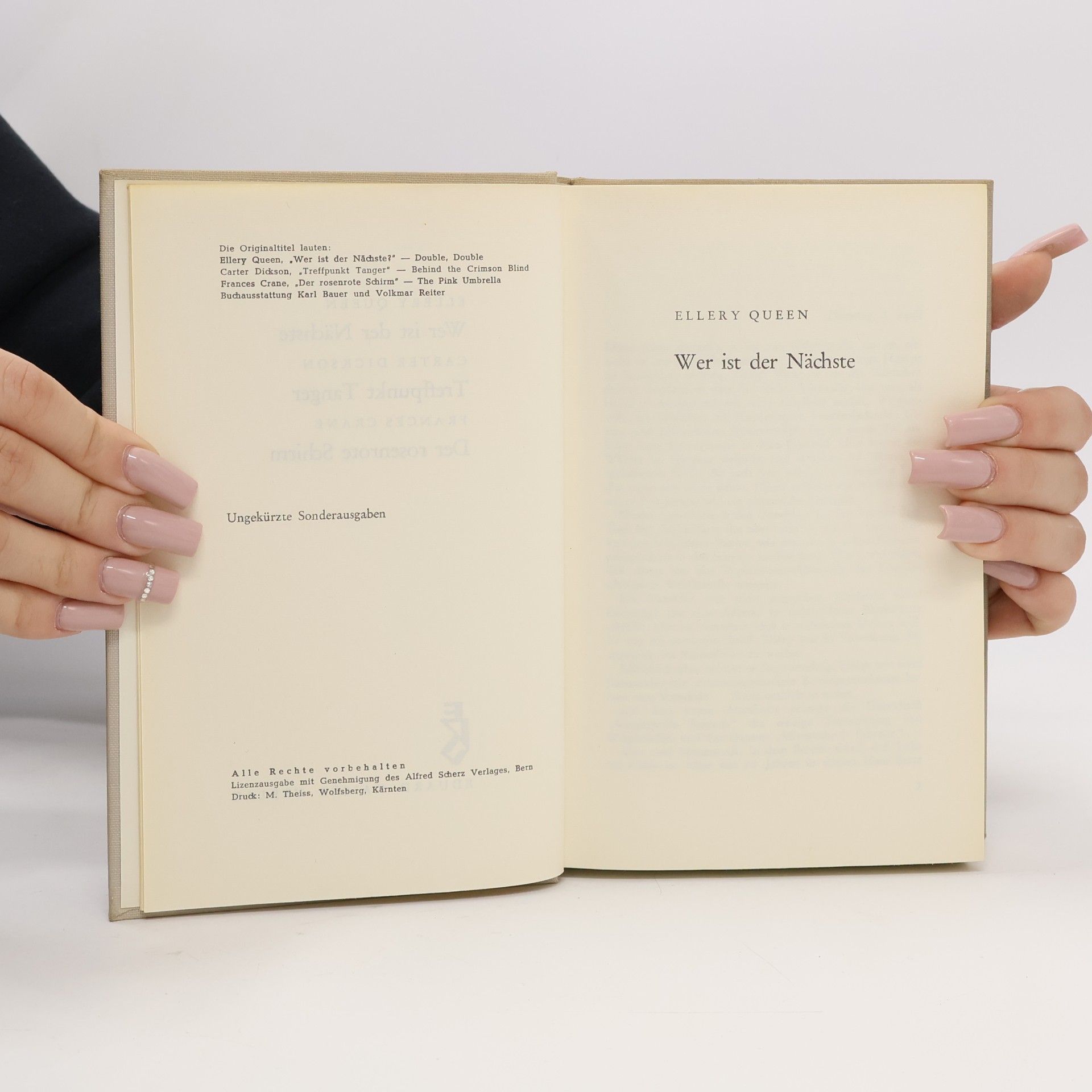 Ellery Queen Wer ist der Nächste / Treffpunkt Tanger / Der rosenrote Schirm