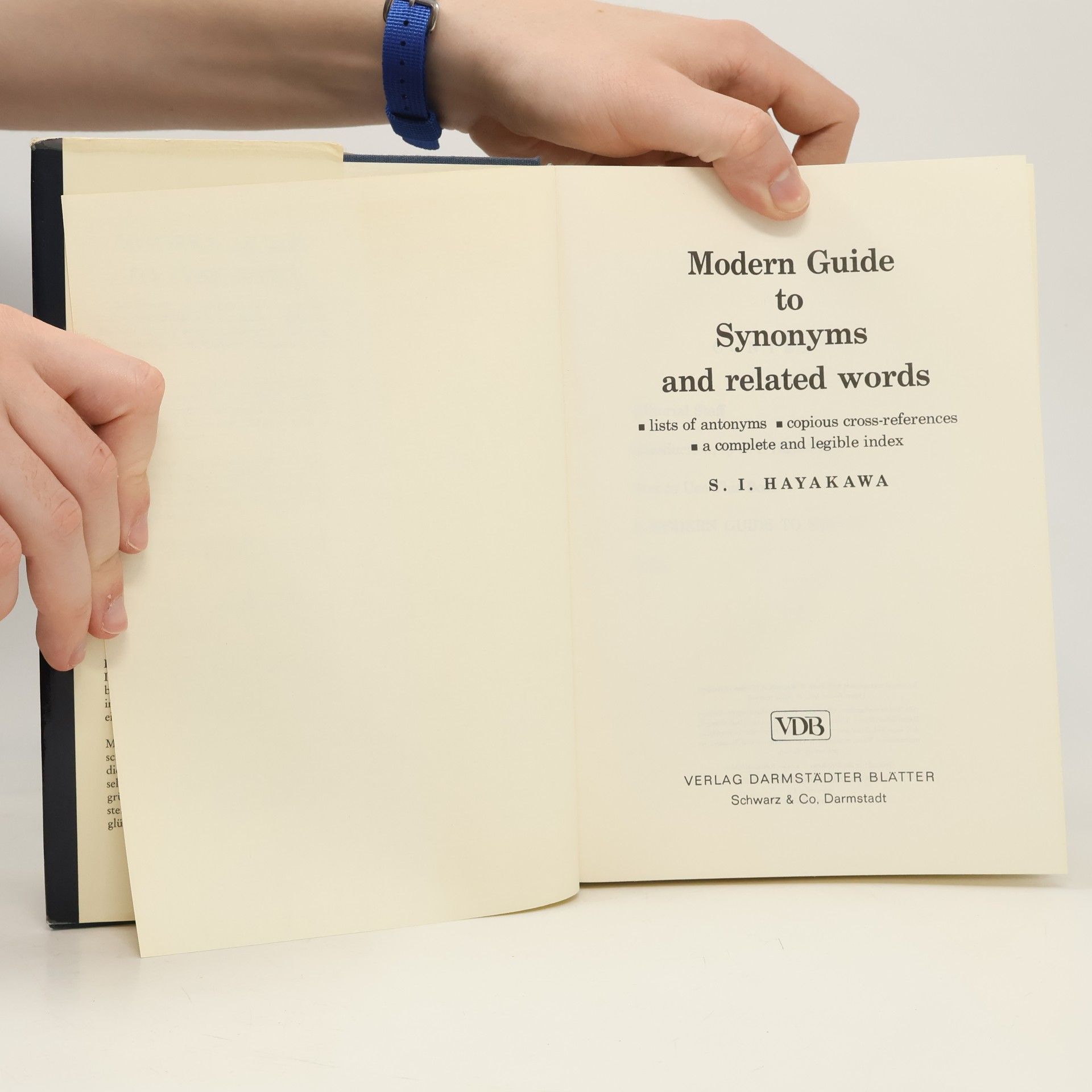 S. I. Hayakawa Modern Guide to Synonyms