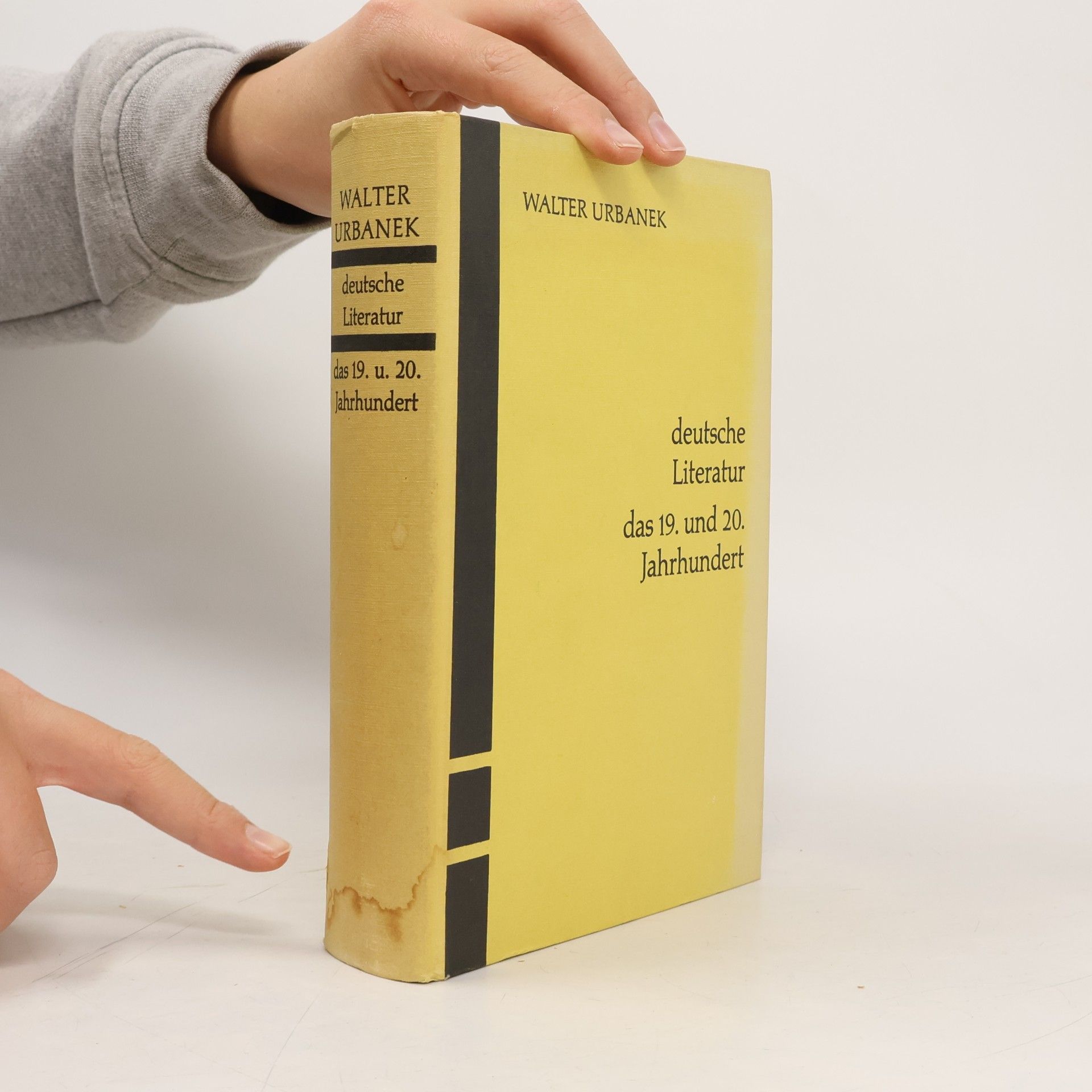 Walter Urbanek Die deutsche Literatur des 19. und 20. Jahrhunderts