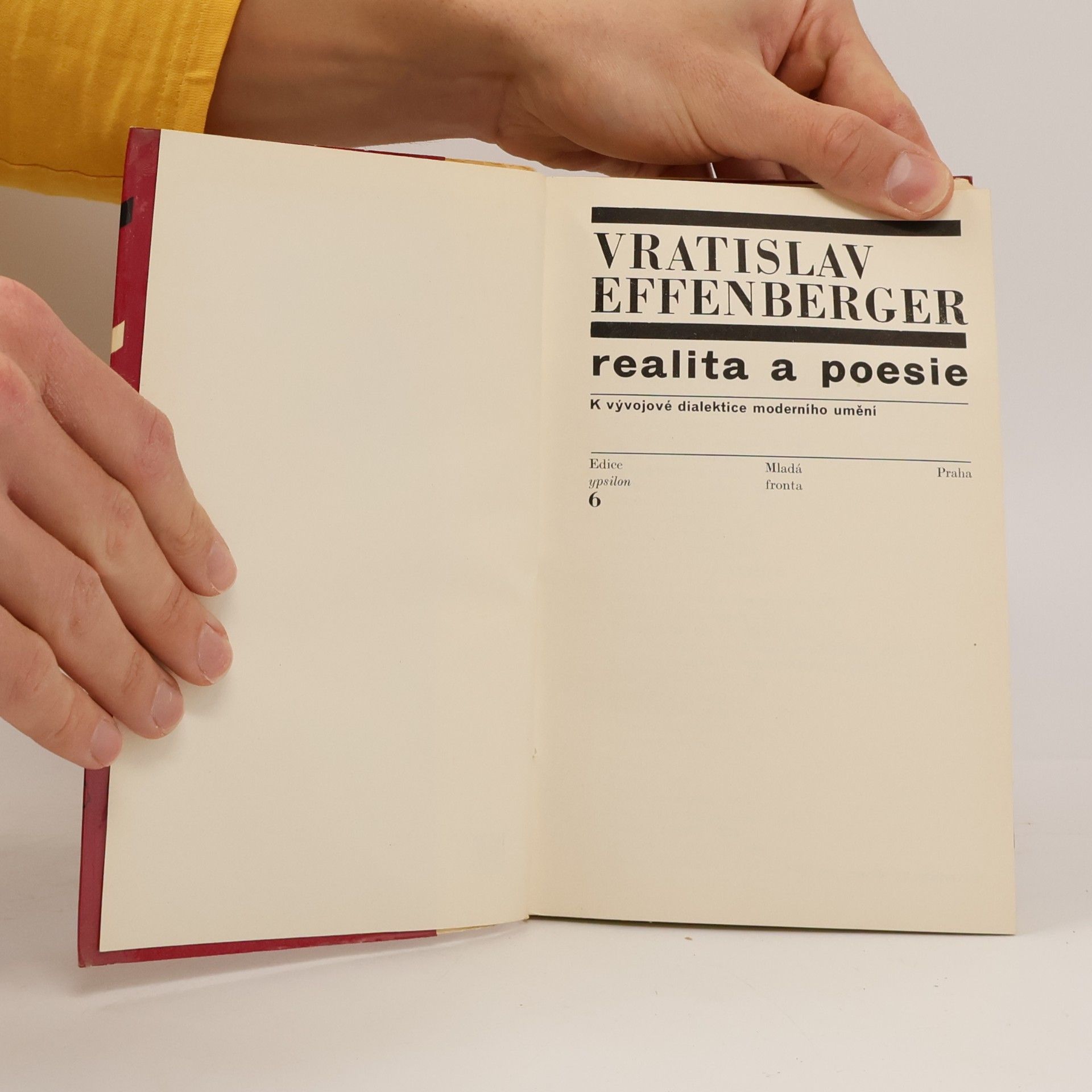 Vratislav Effenberger Realita a poesie