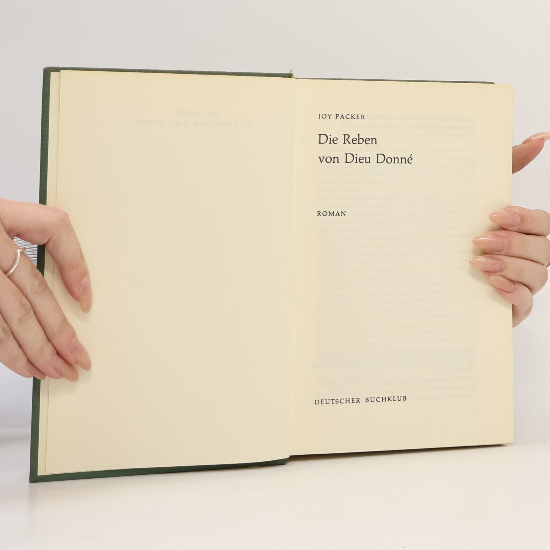 Joy Packer Die Reben von Dieu Donné