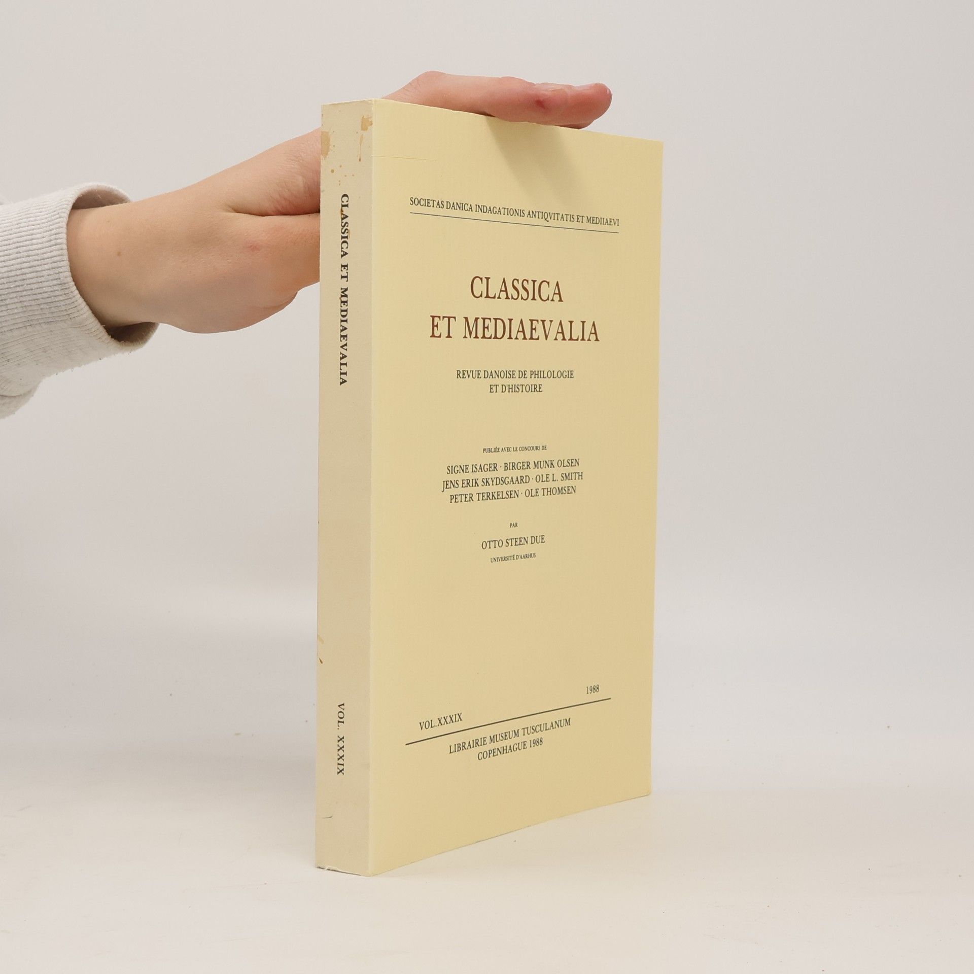 Classica et Mediaevalia XXXIX
