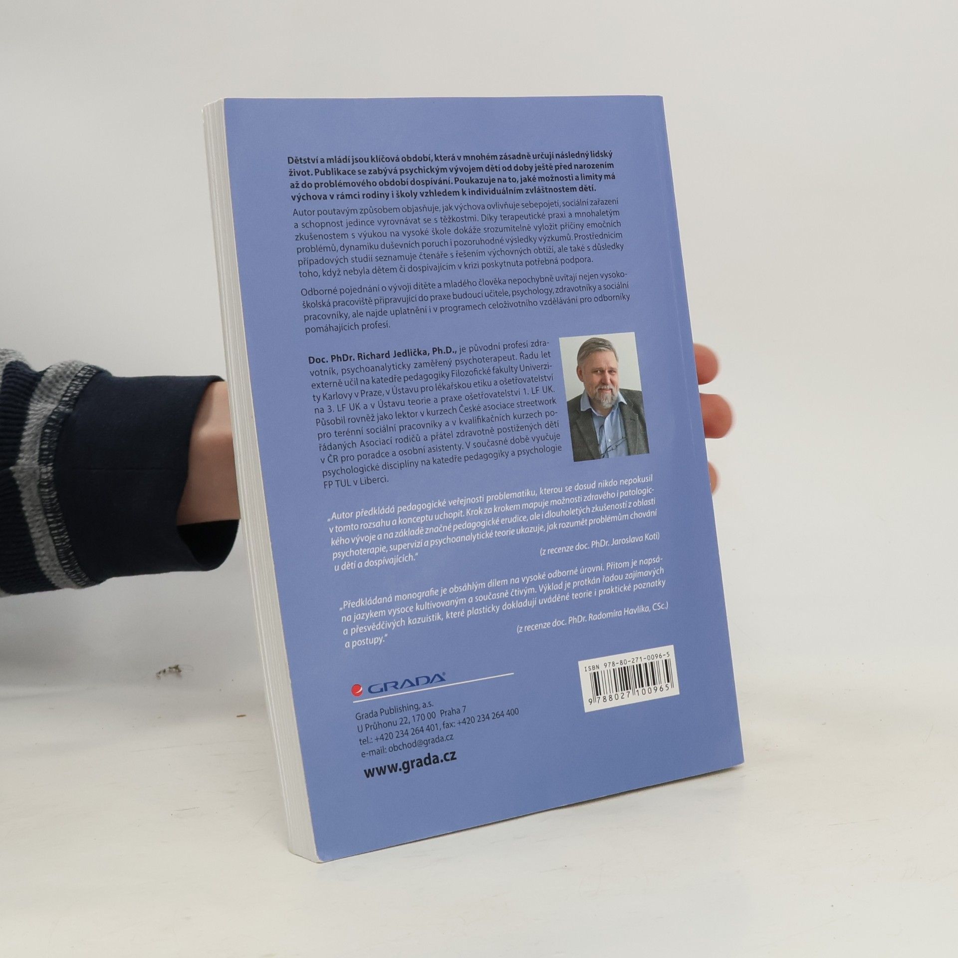 Richard Jedlička Psychický vývoj dítěte a výchova - Jak porozumět socializačním obtížím