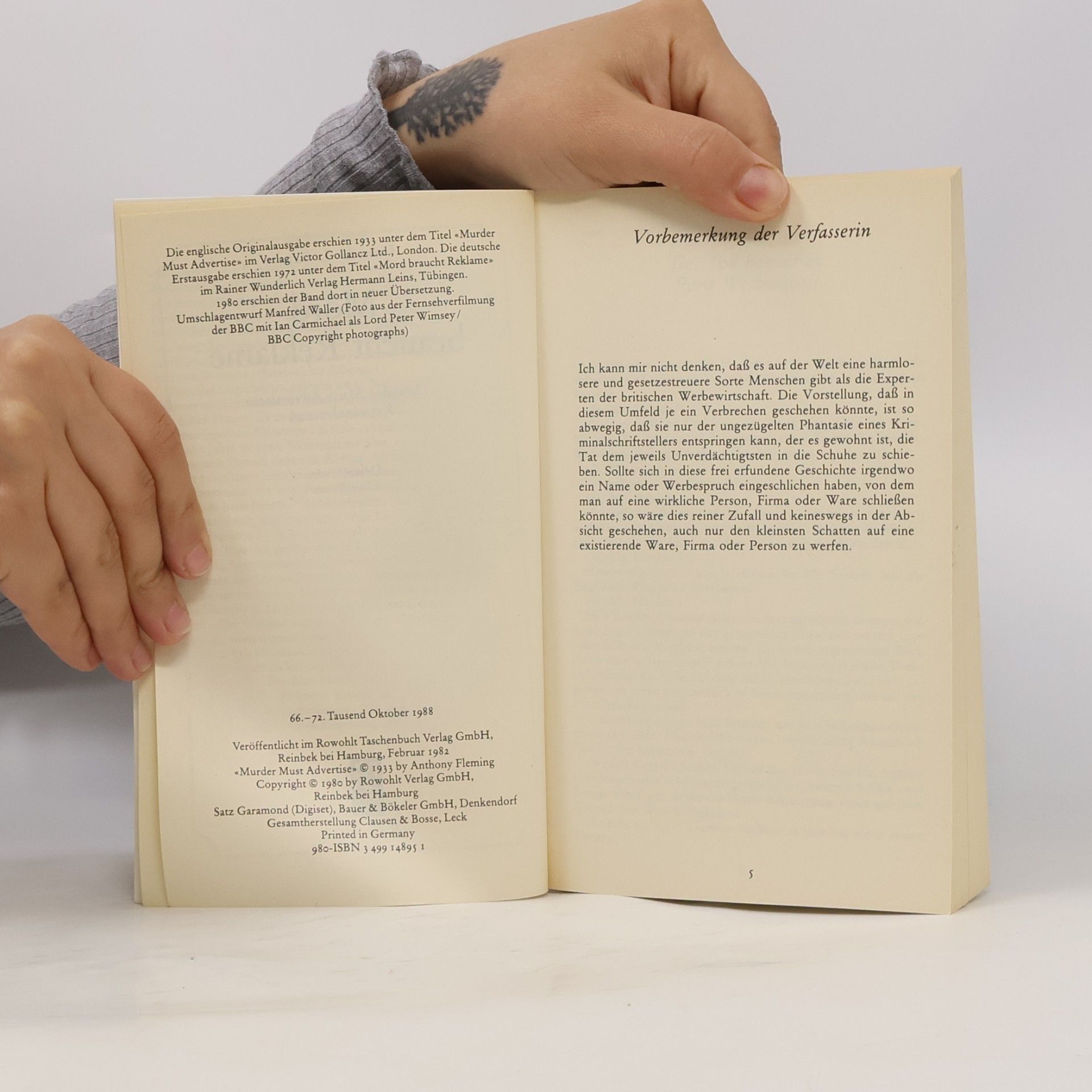 Dorothy L. Sayers Mord braucht Reklame