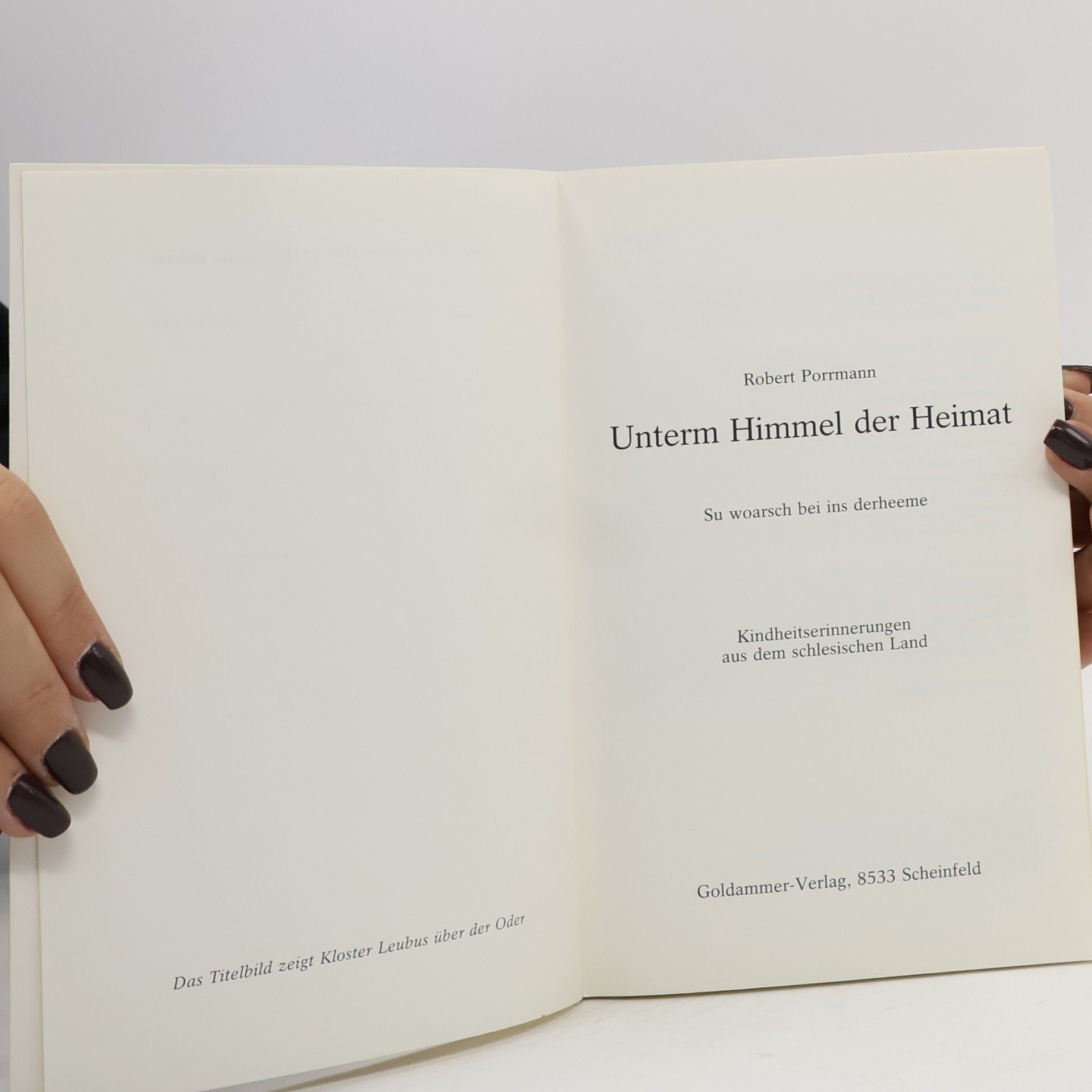 Robert Porrmann Unterm Himmel der Heimat