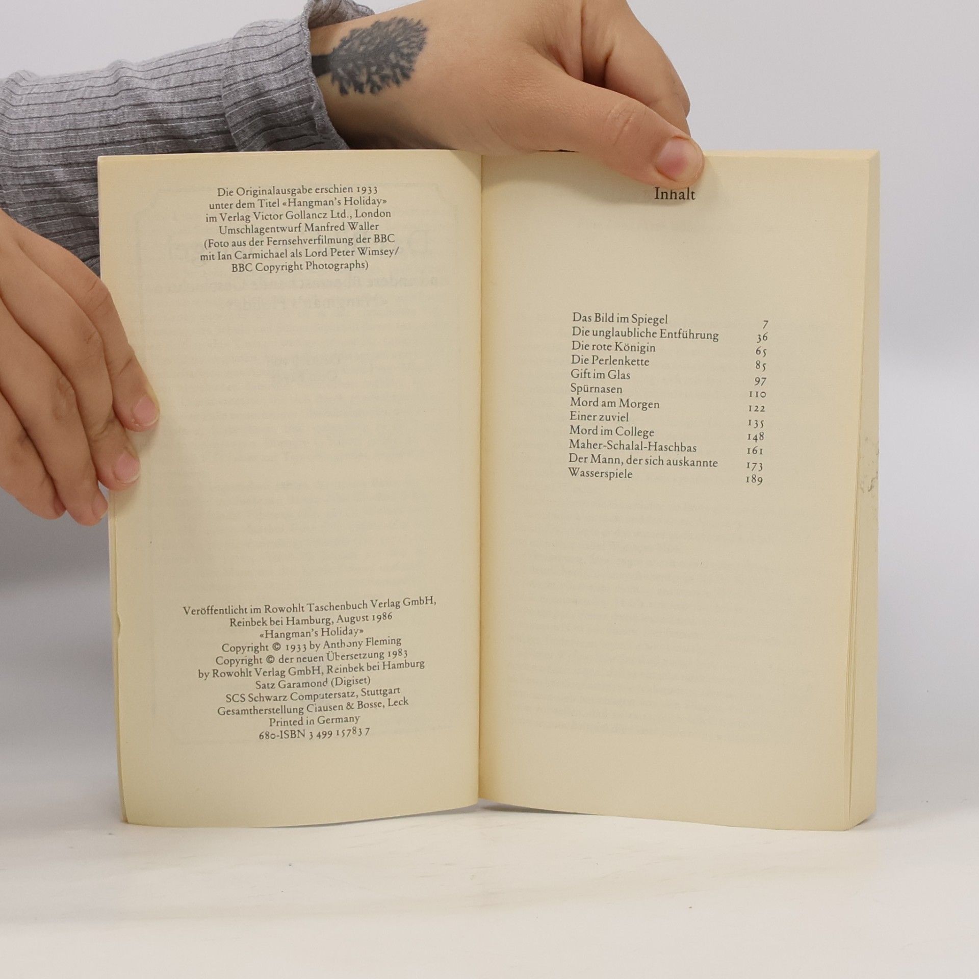 Dorothy Leigh Sayers Das Bild im Spiegel