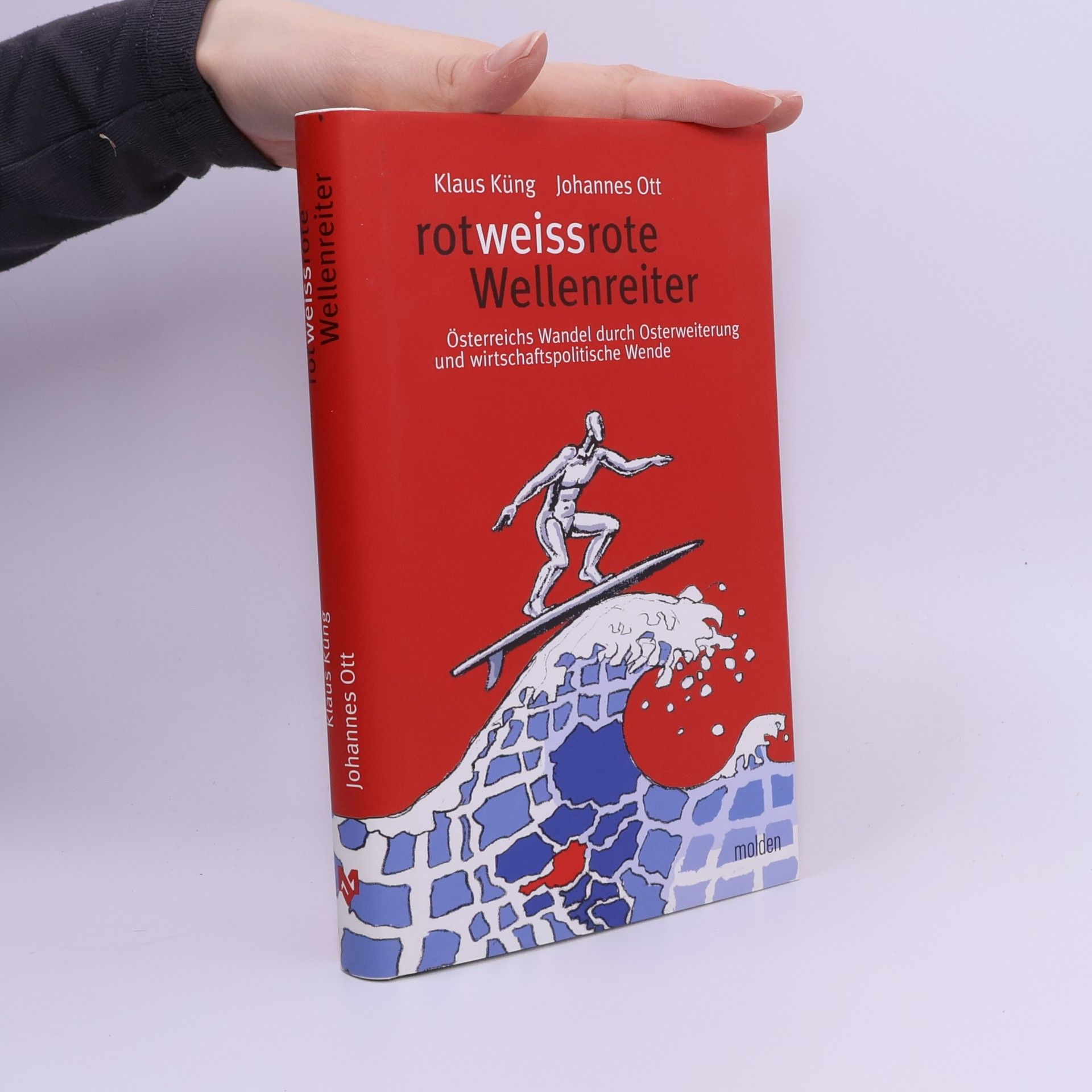 Rot-weiss-rote Wellenreiter