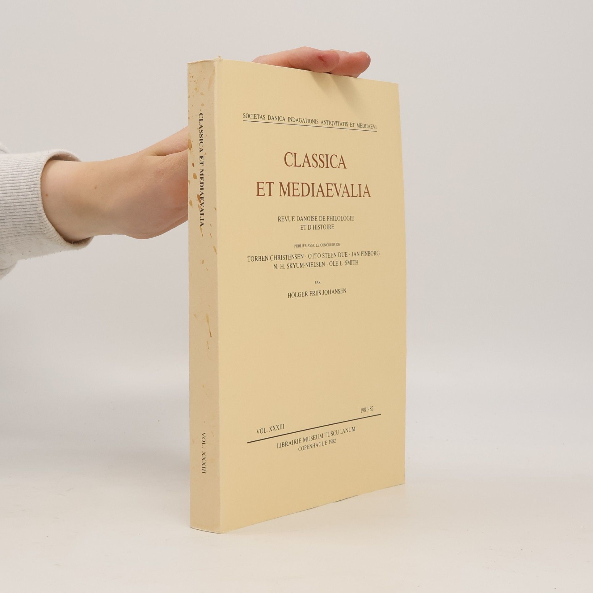 Classica et Mediaevalia XXXIII