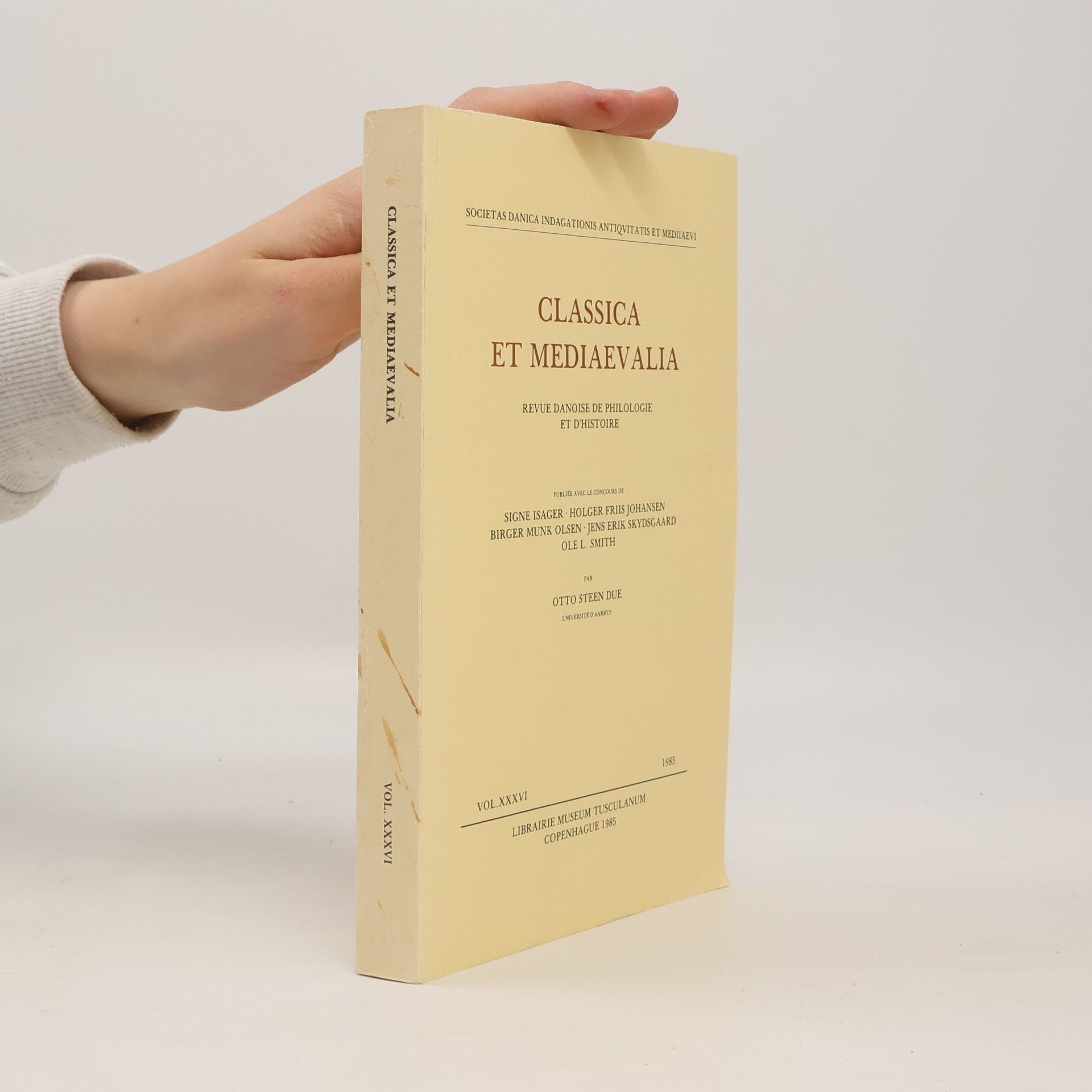 Classica Et Mediaevalia XXXVI