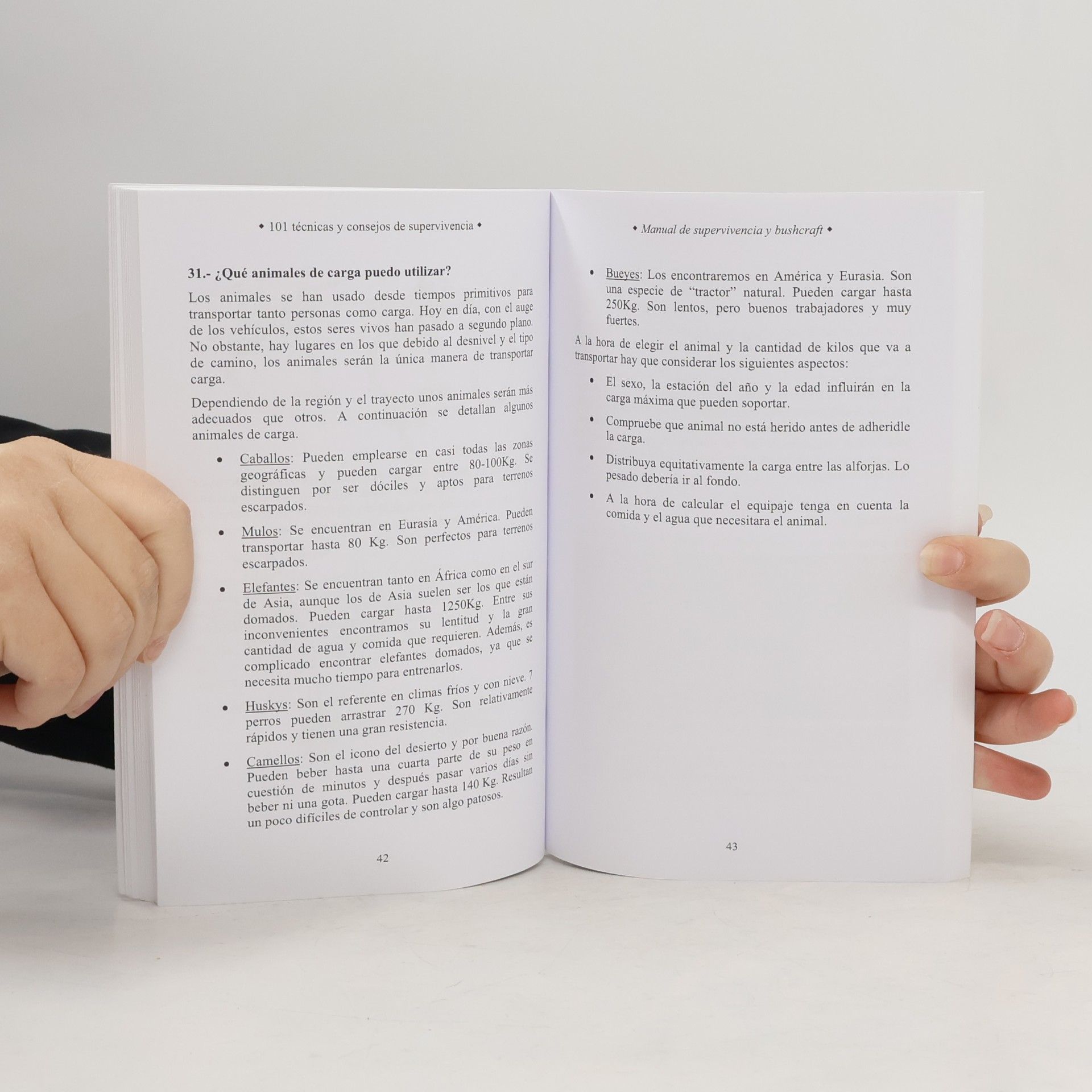 101 técnicas y consejos de supervivencia