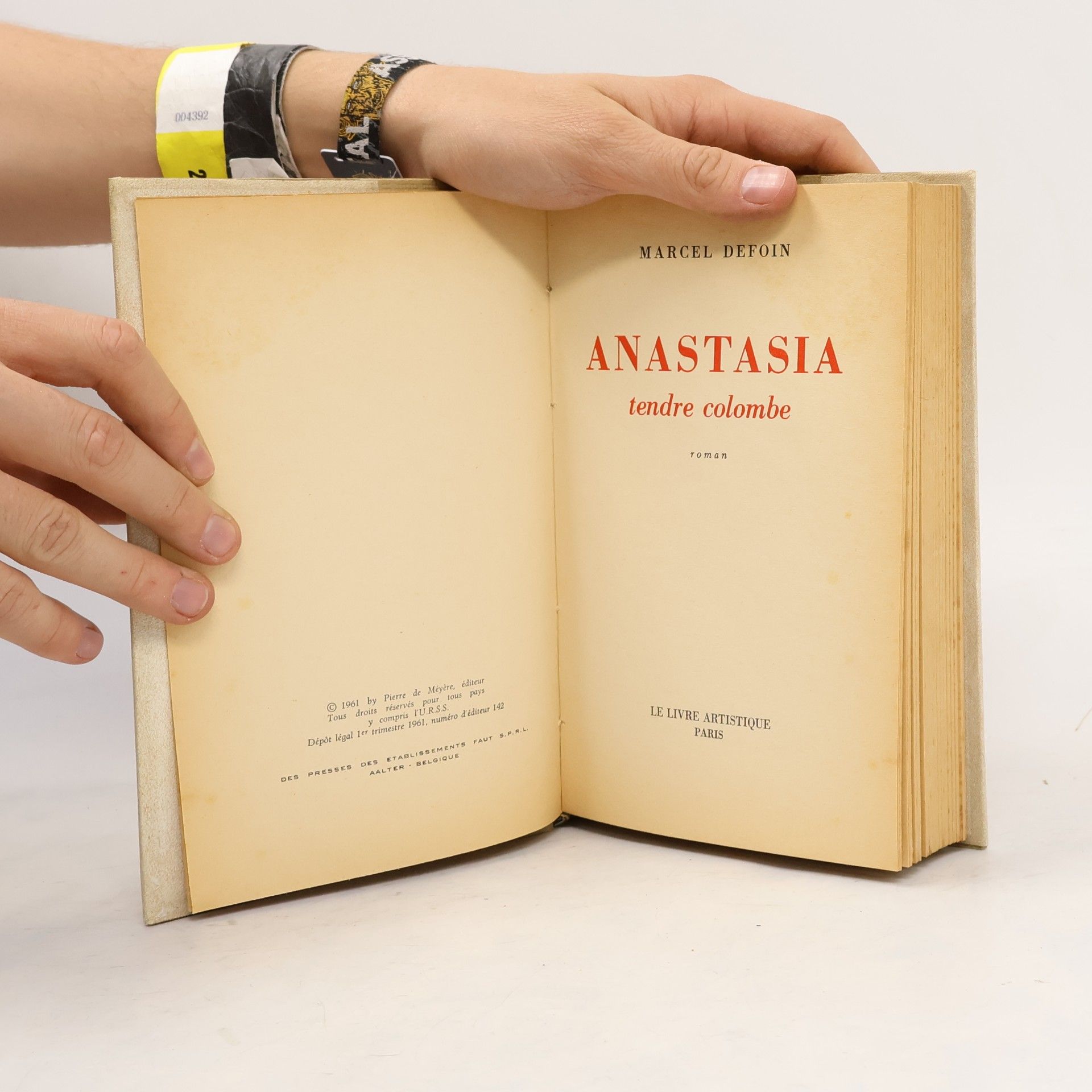 Marcel Defoin Anastasia tendre colombe