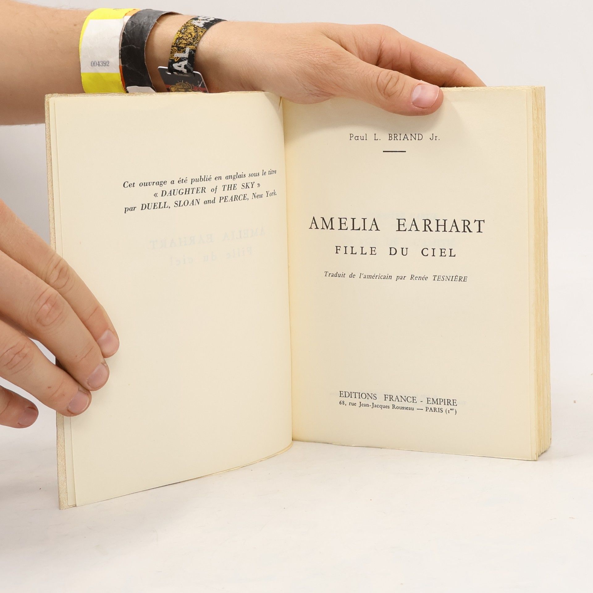 Renée Tesnière Amelia Earhart. Fille du Ciel
