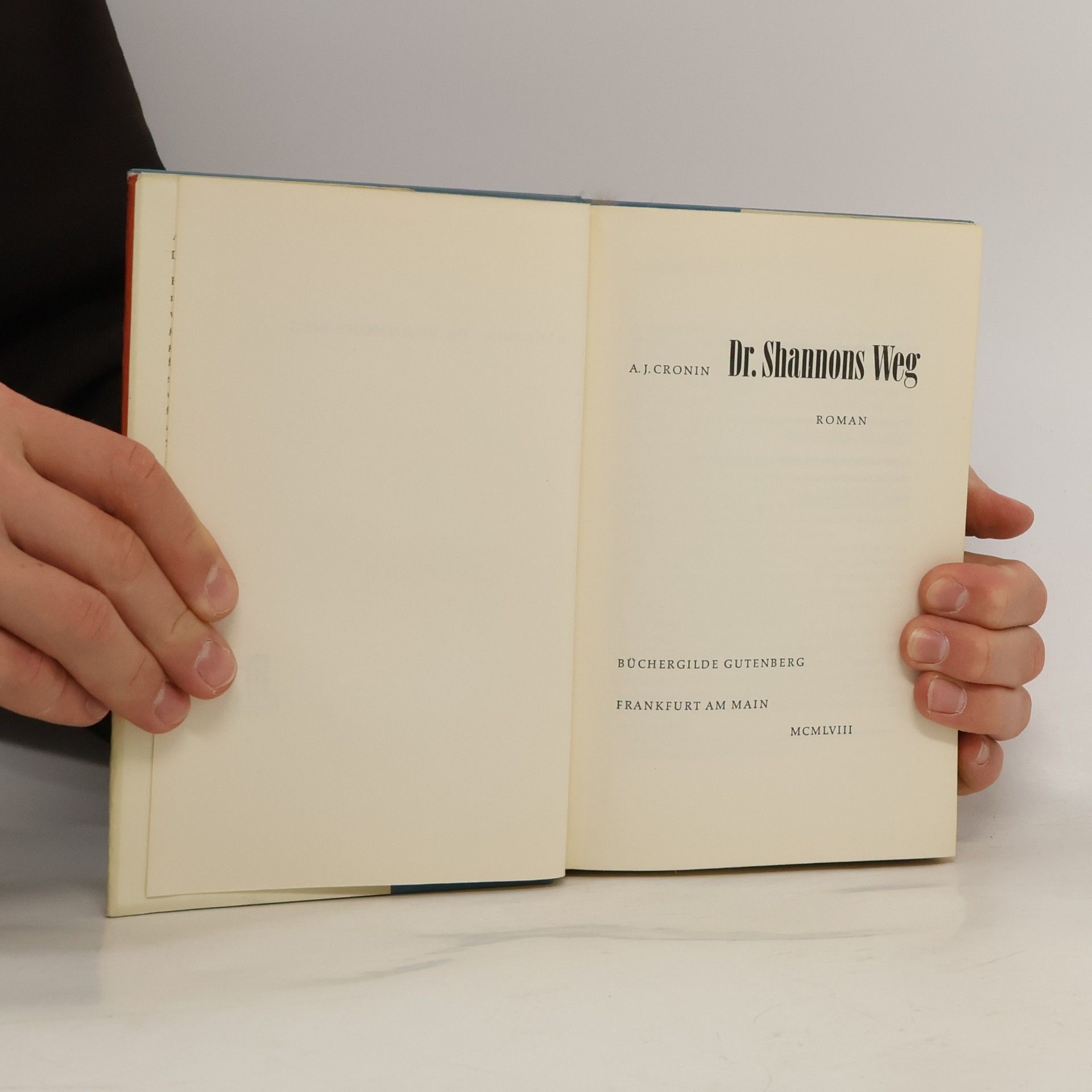 Archibald Joseph Cronin Doktor Shannons Weg