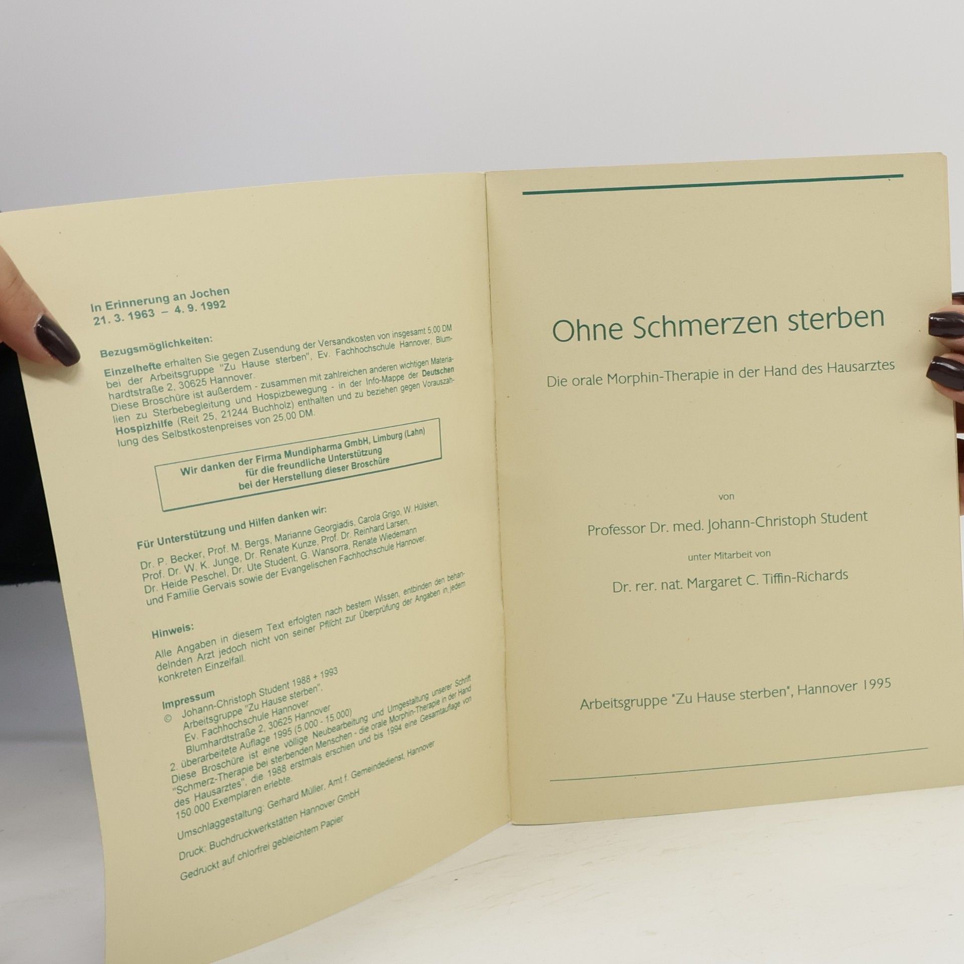 Christoph Student Ohne Schmerzen sterben