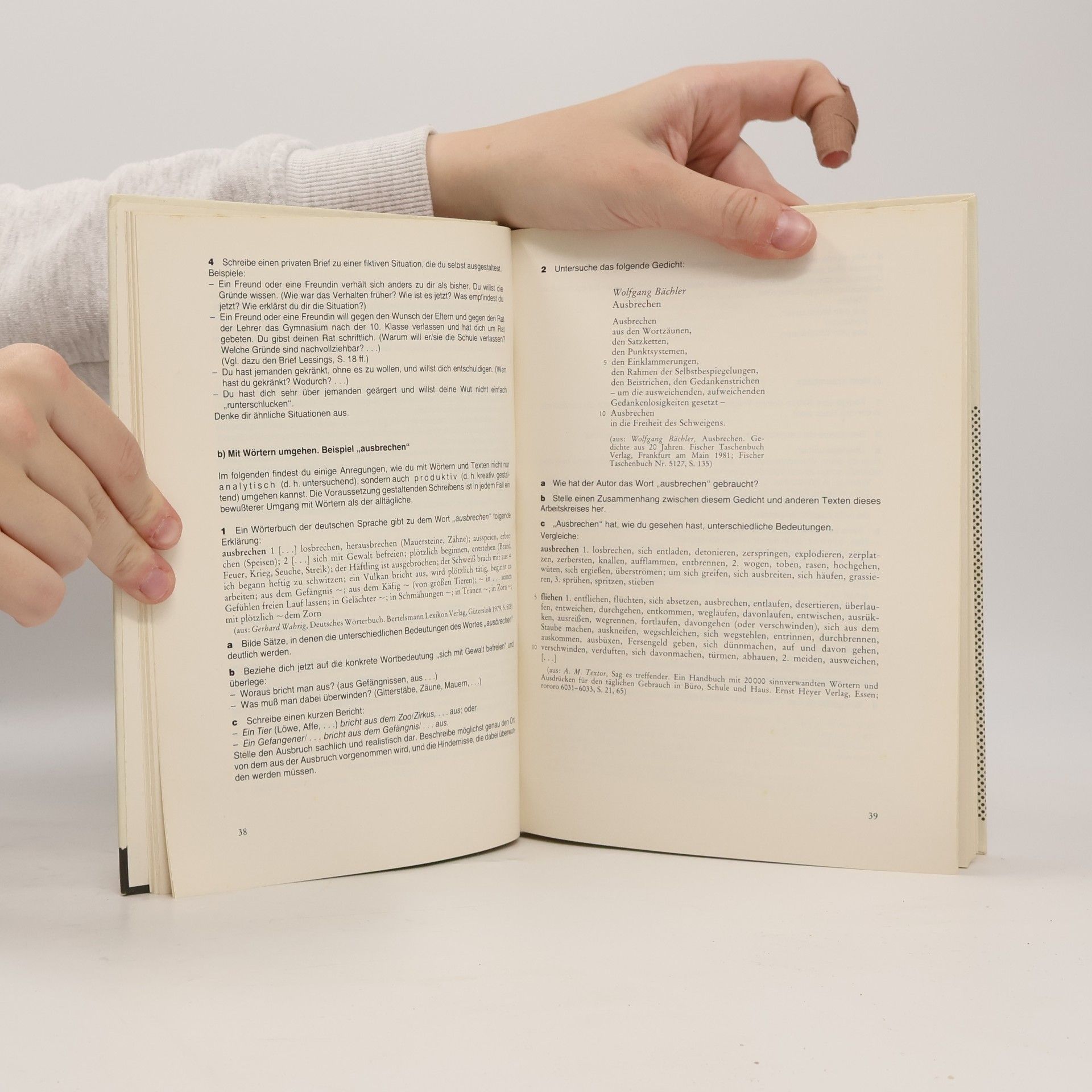 Franz Hebel Lesen, Darstellen, Begreifen - Ausg. A. / hrsg. von Franz Hebel. Schuljahr 10. Hauptbd.