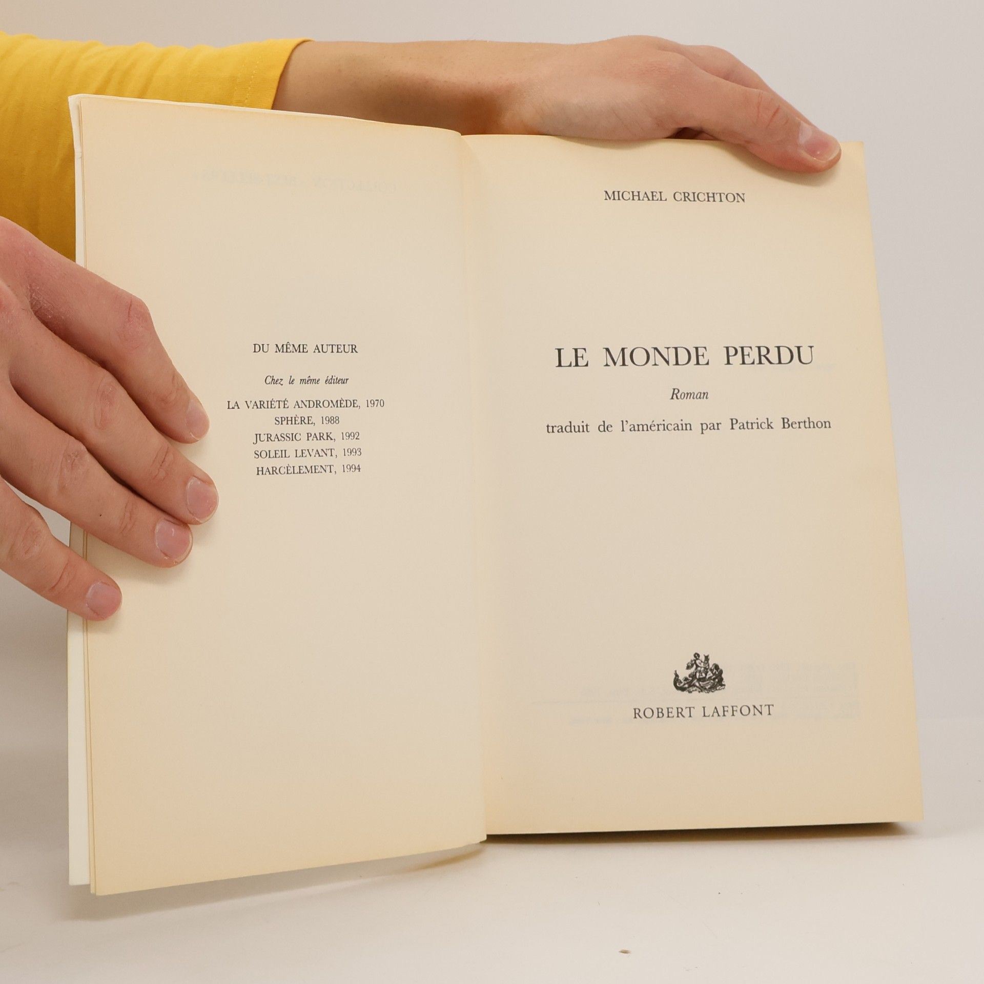Michael Crichton Le monde perdu