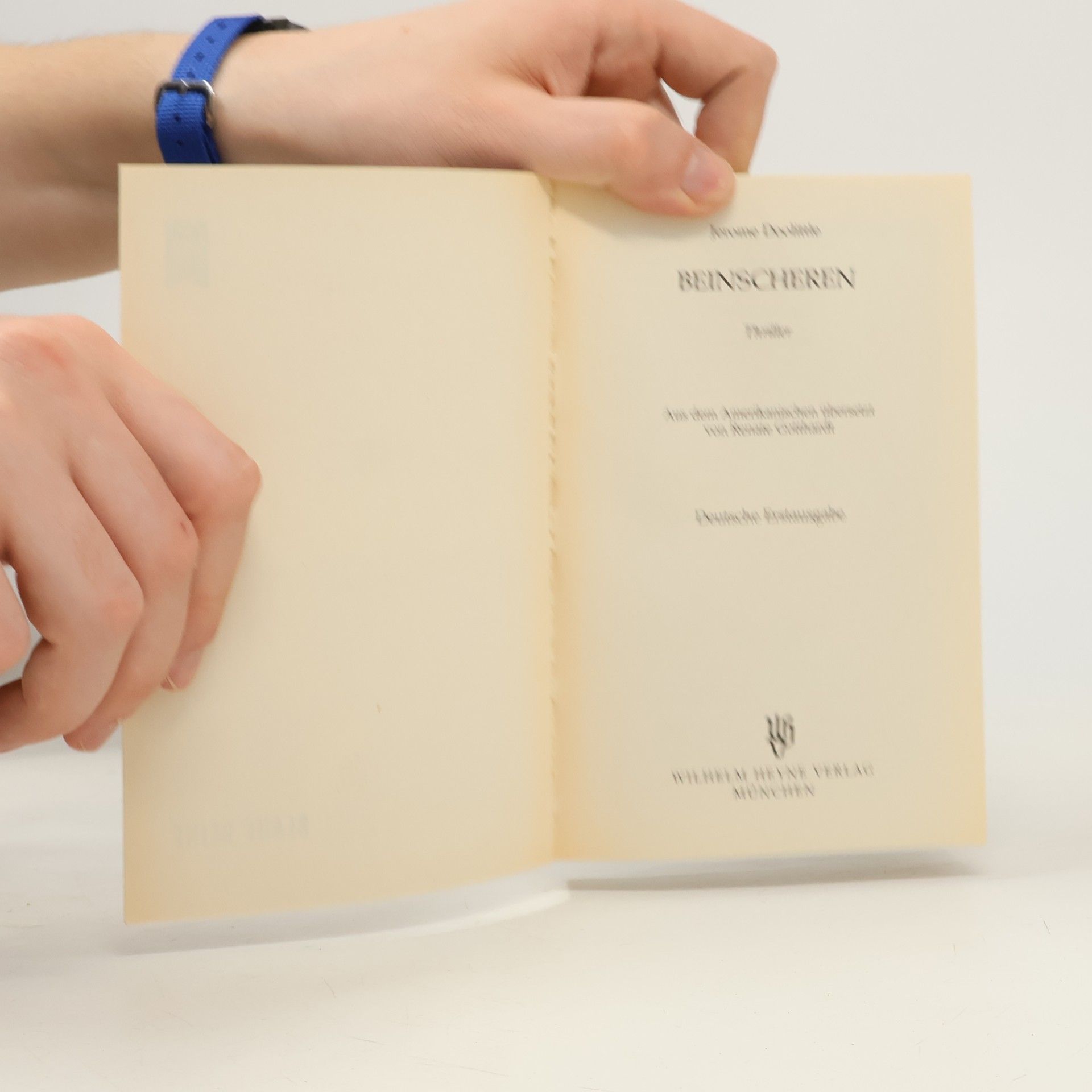 Jerome Doolittle Blaue Reihe: Beinscheren. Thriller