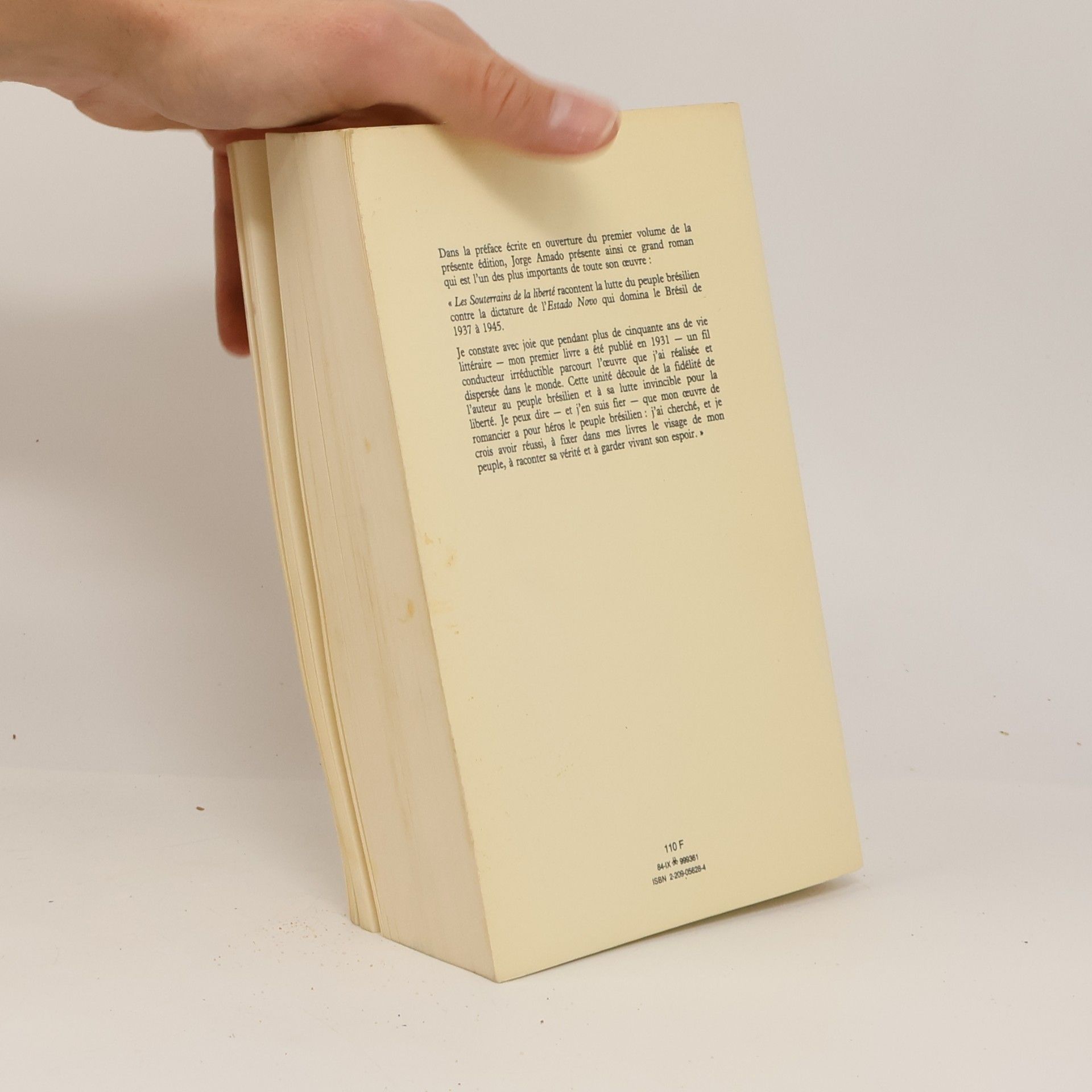 Jorge Amado Les Souterrains de la liberté Tome II