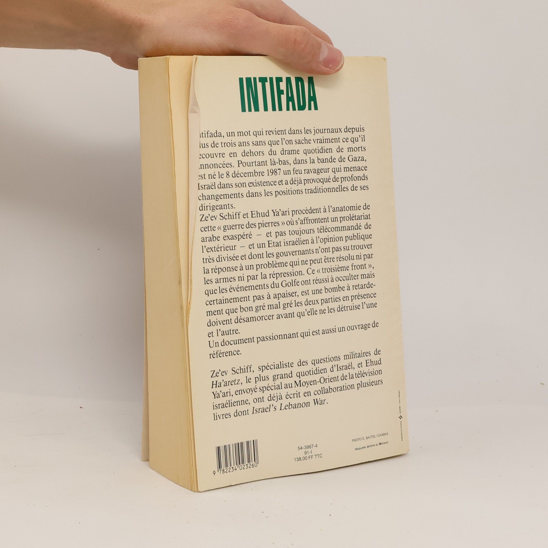 Zeev Schiff Intifada