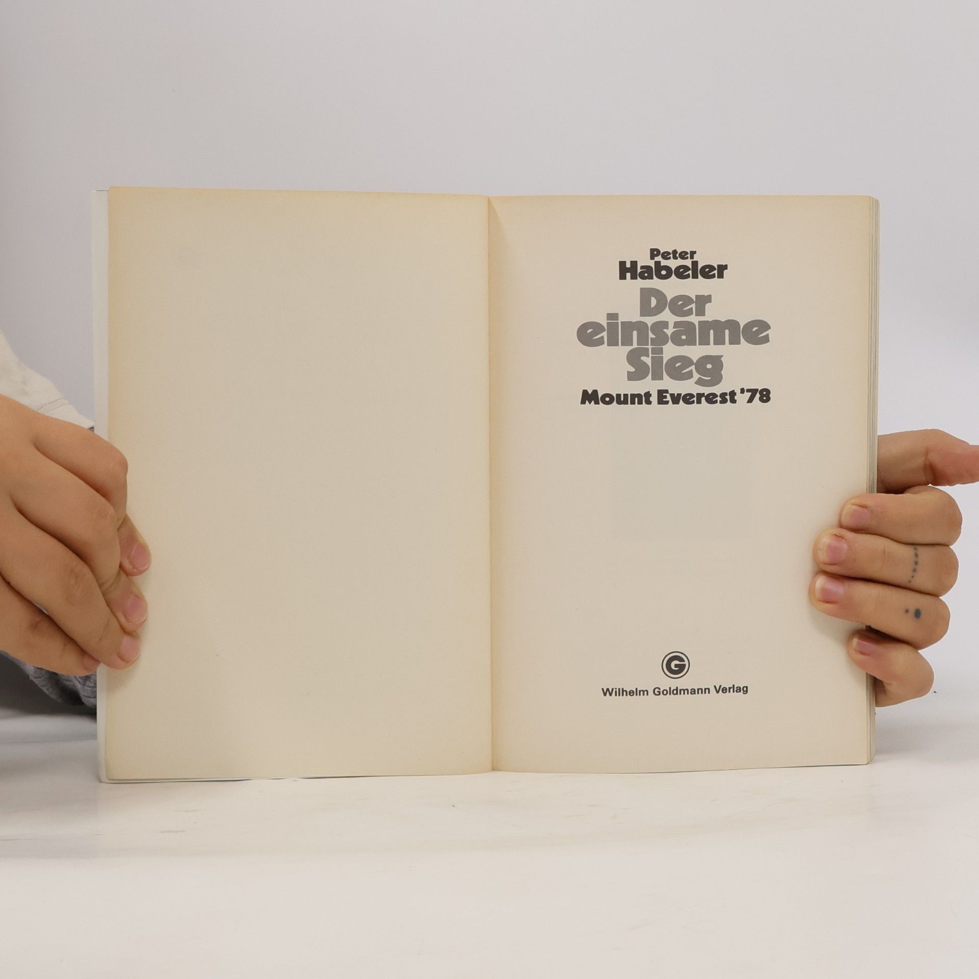 Peter Habeler Der einsame Sieg