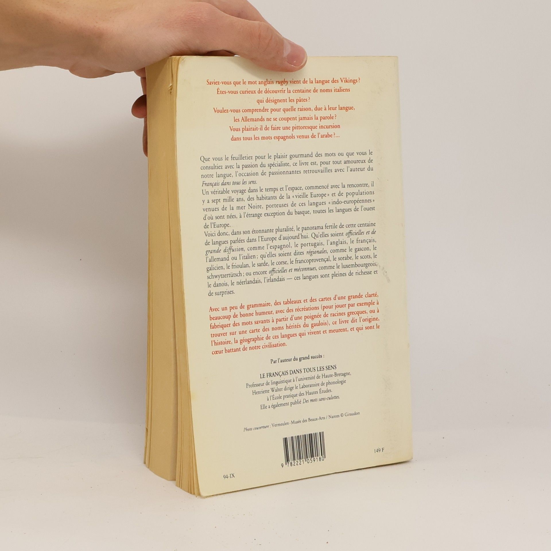 Henriette Walter L'aventure des langues en Occident
