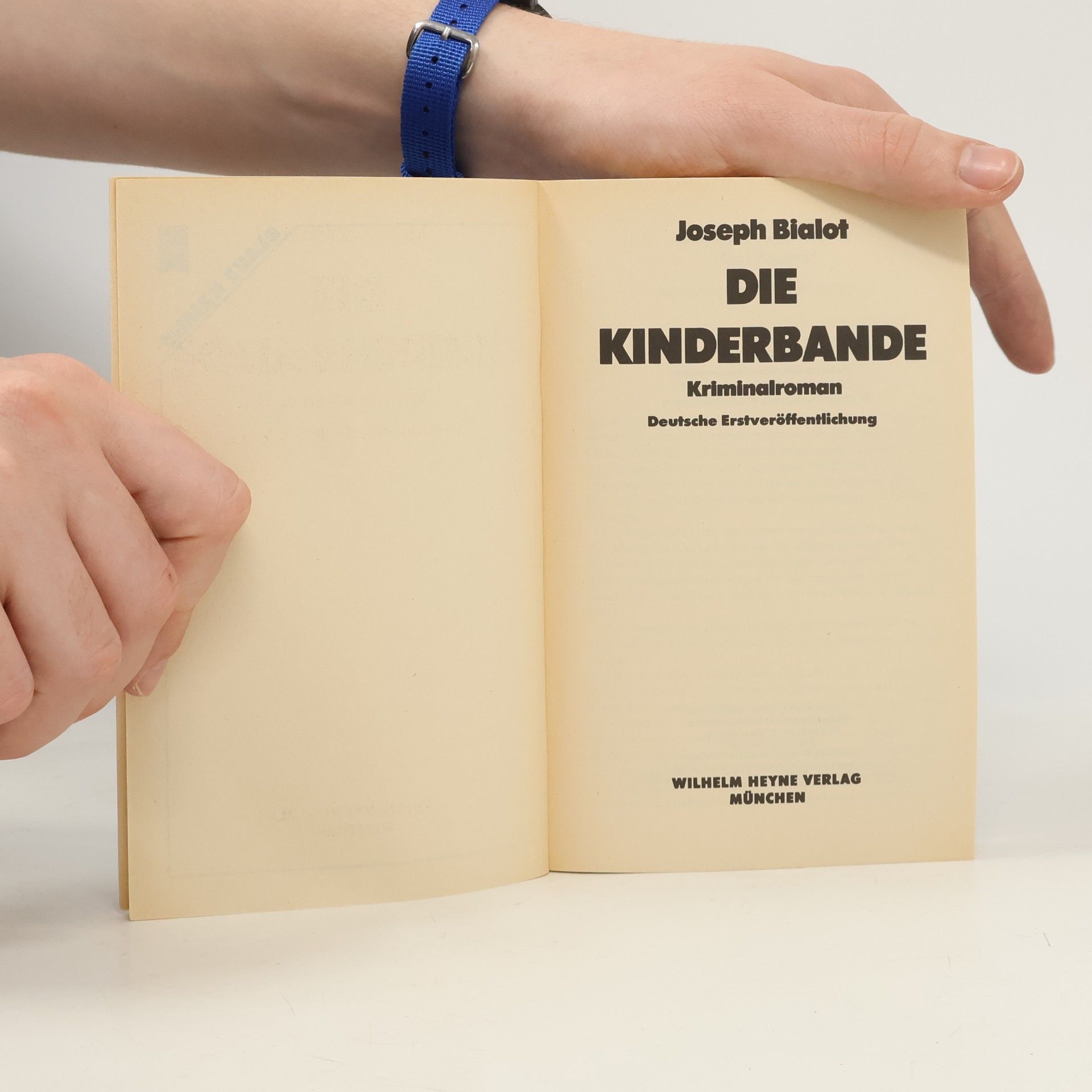 Joseph Bialot Die Kinderbande 1940