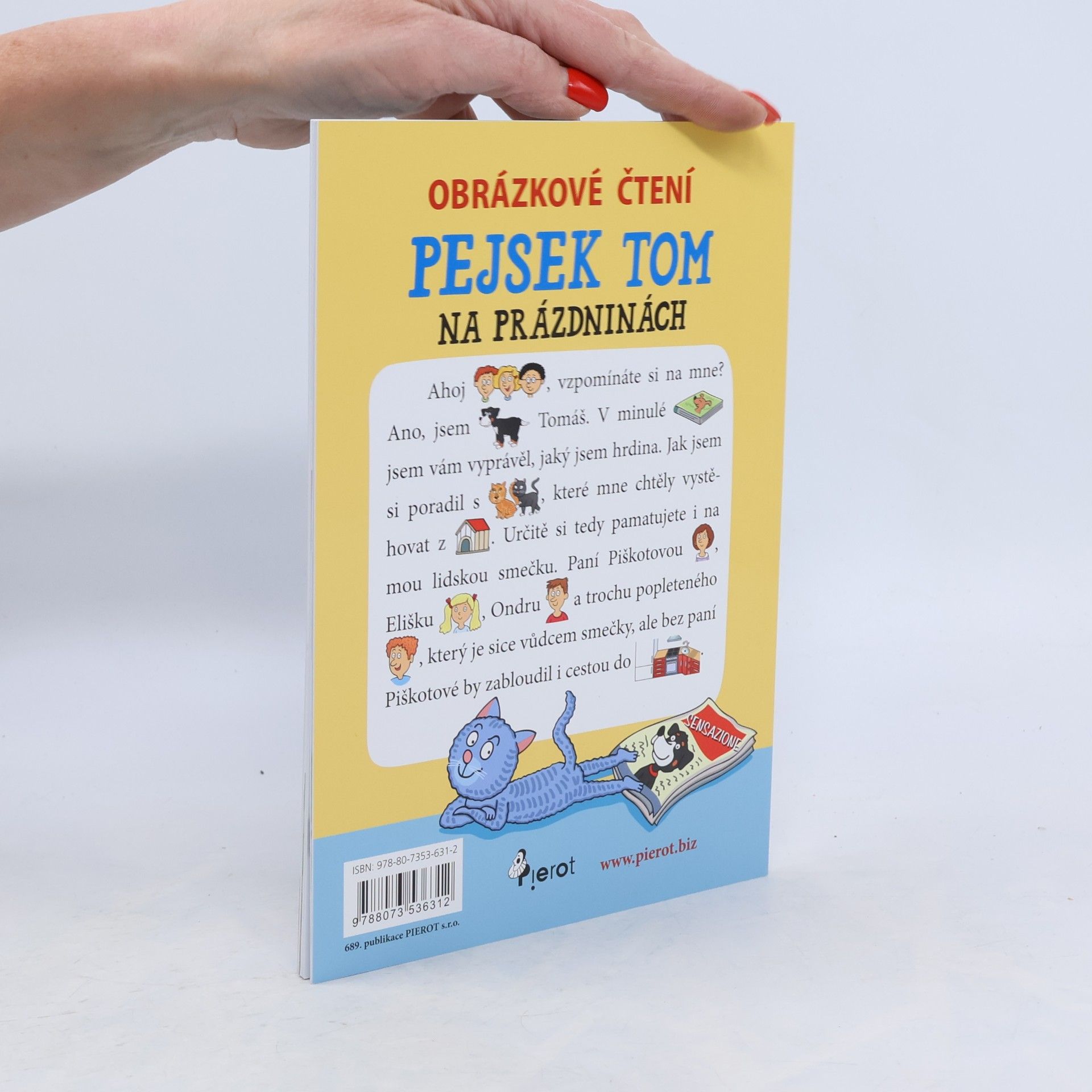 Vendula Hegerová Pejsek Tom na prázdninách