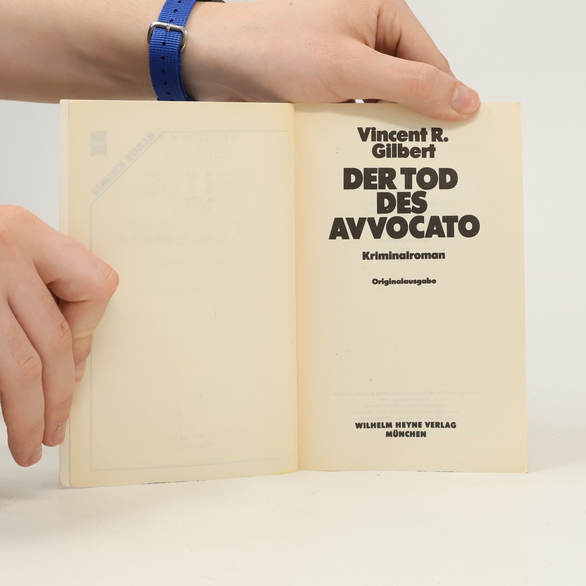 Vincent R. Gilbert Der Tod des Avvocato