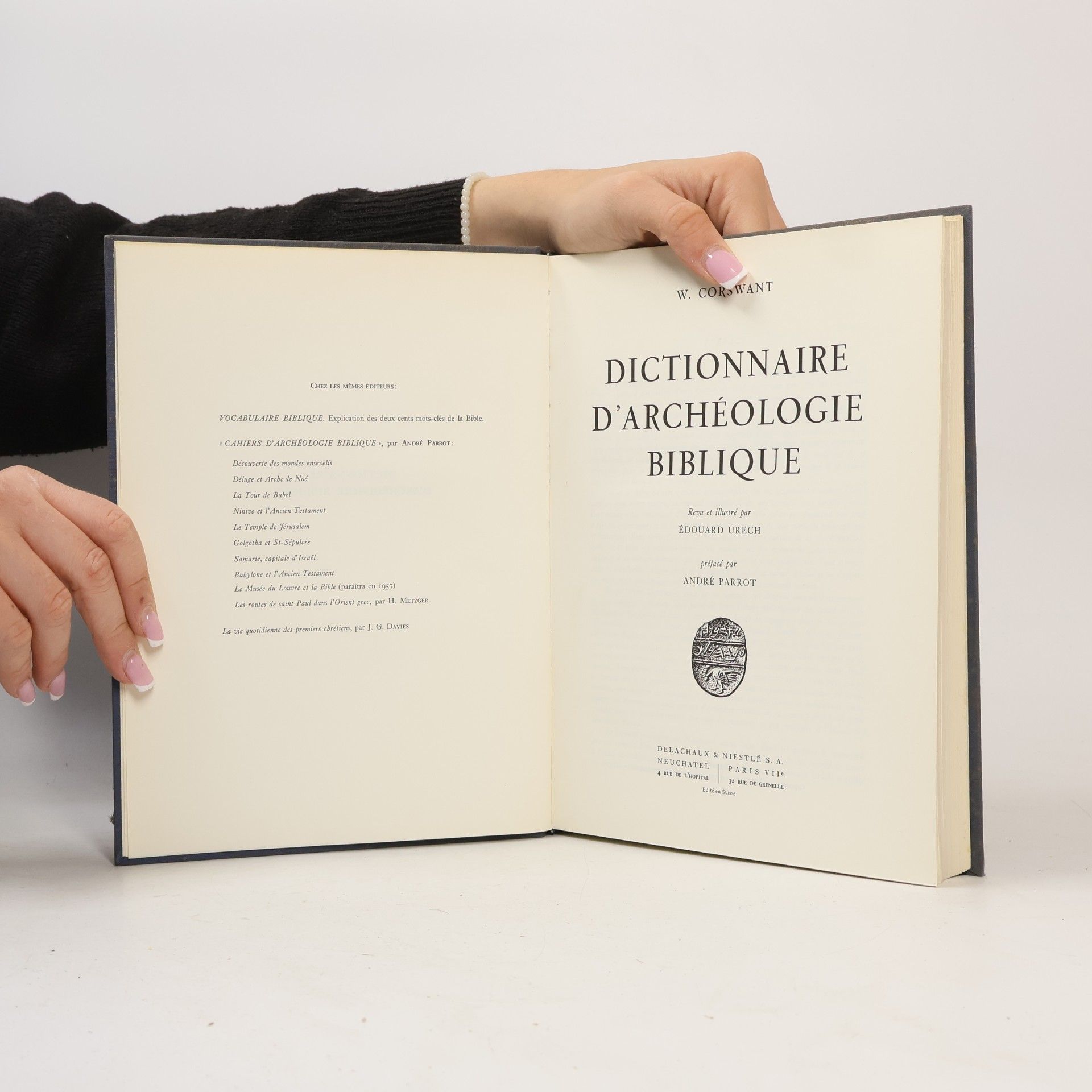 W. Corswant Dictionnaire d'archéologie biblique