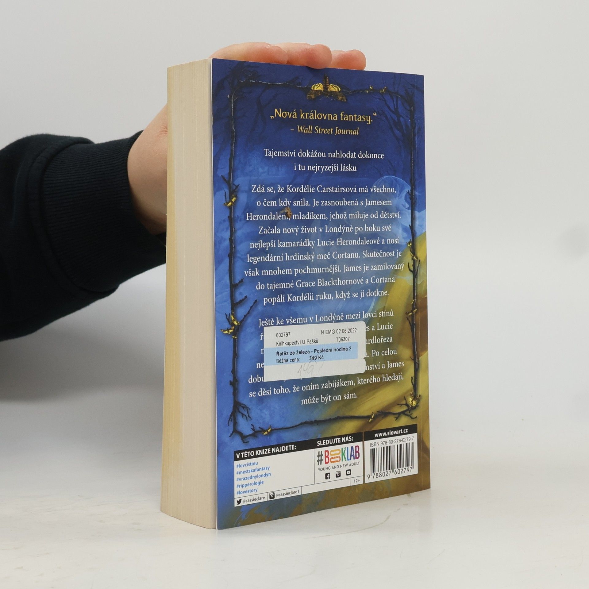 Cassandra Clare Poslední hodina. Kniha druhá, Řetěz ze železa