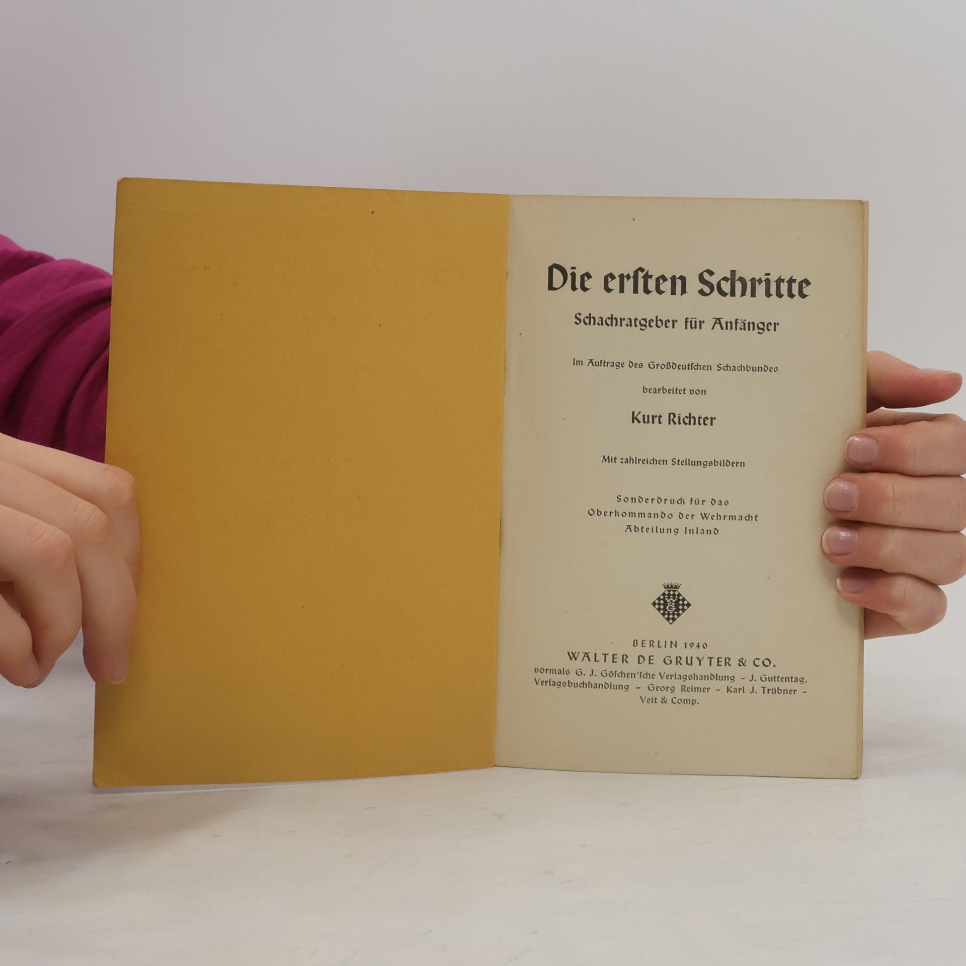 Kurt Richter Die Ersten Schritte