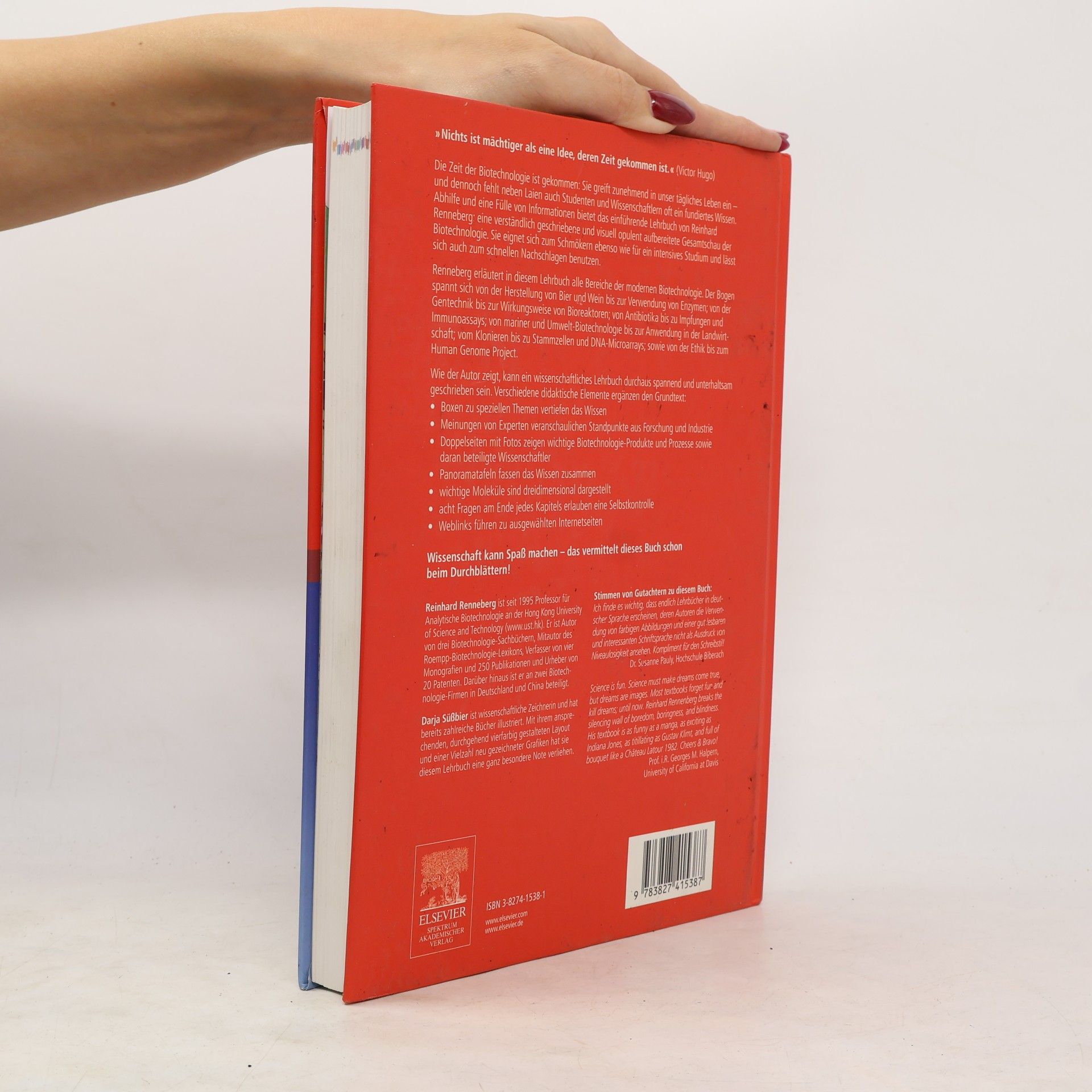 Reinhard Renneberg Biotechnology for Beginners