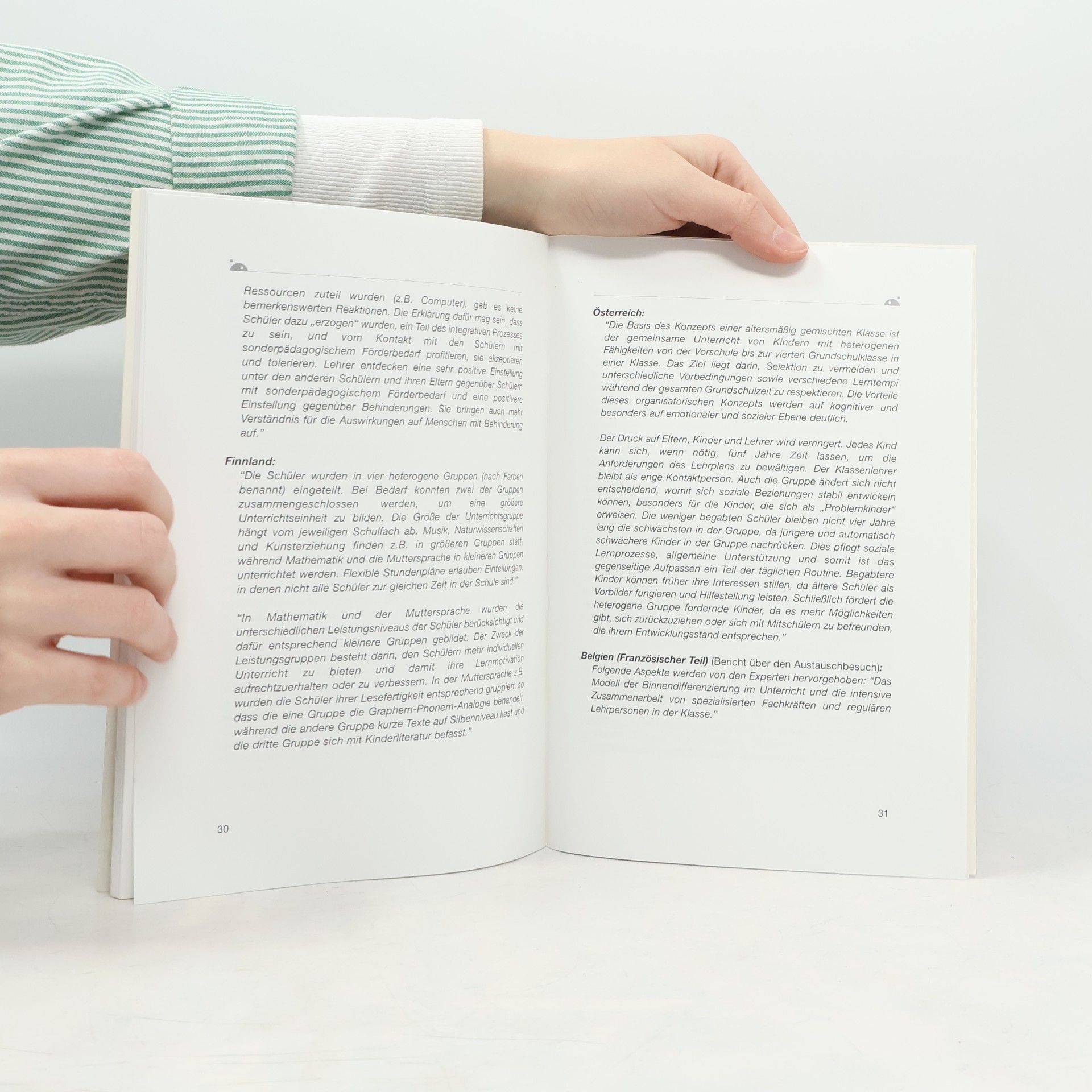 Cor J. W. Meijer Integrative Schulbildung und Unterrichtspraxis - Abschlußbericht März 2003