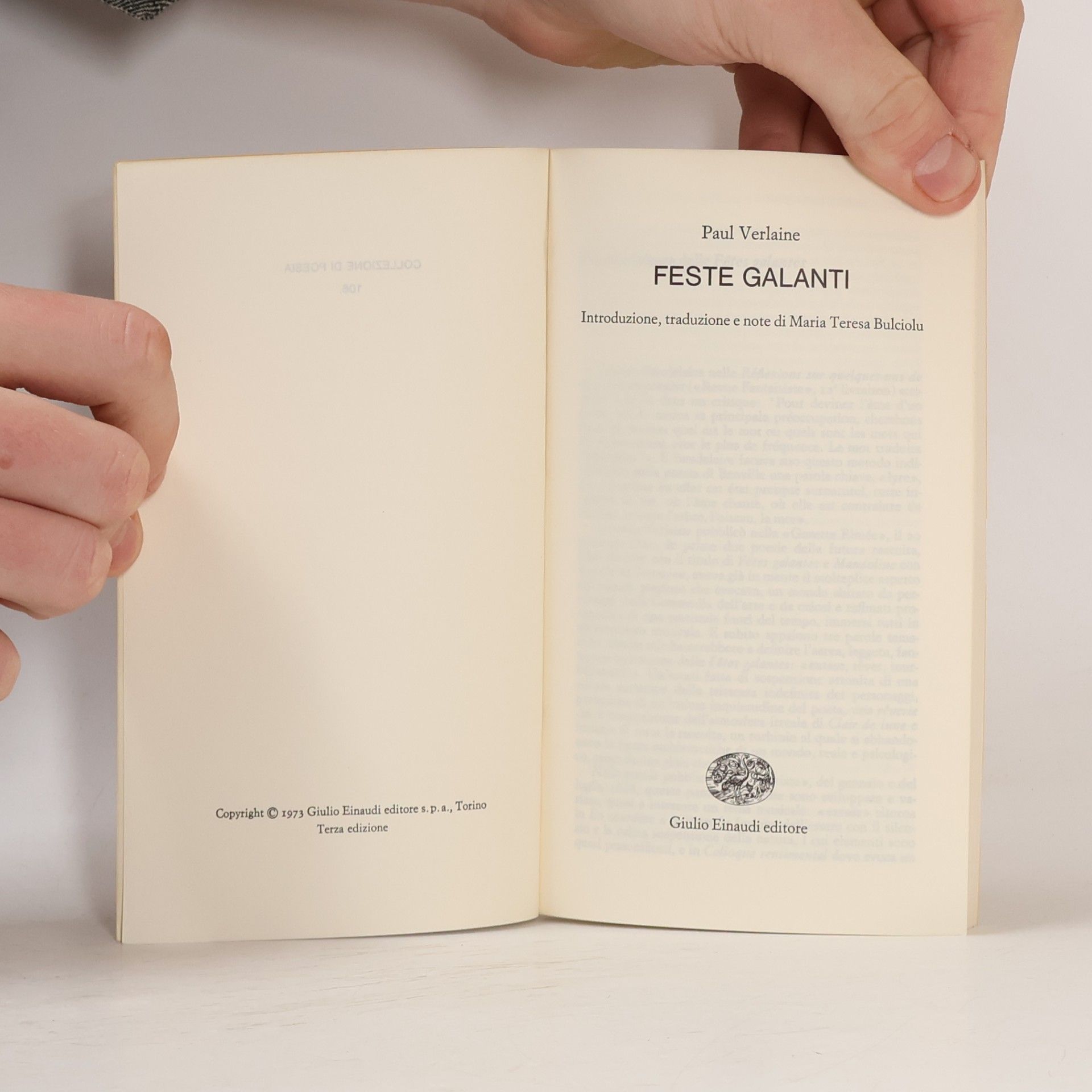 Paul Verlaine FESTE GALANTI