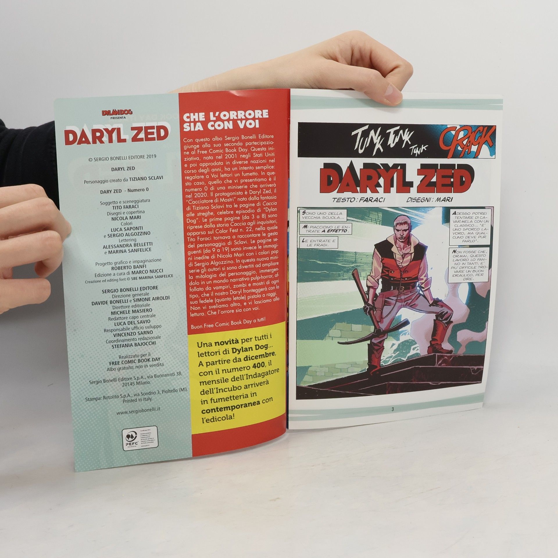 Tito Faraci Daryl Zed. Numero 0