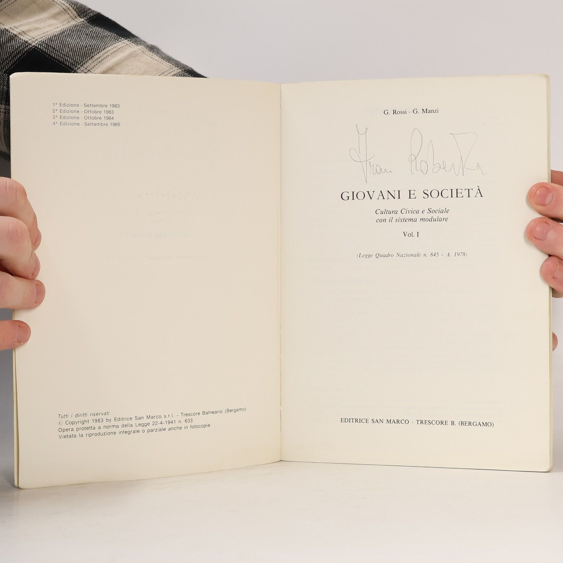 G. Manzi Giovani e società 1