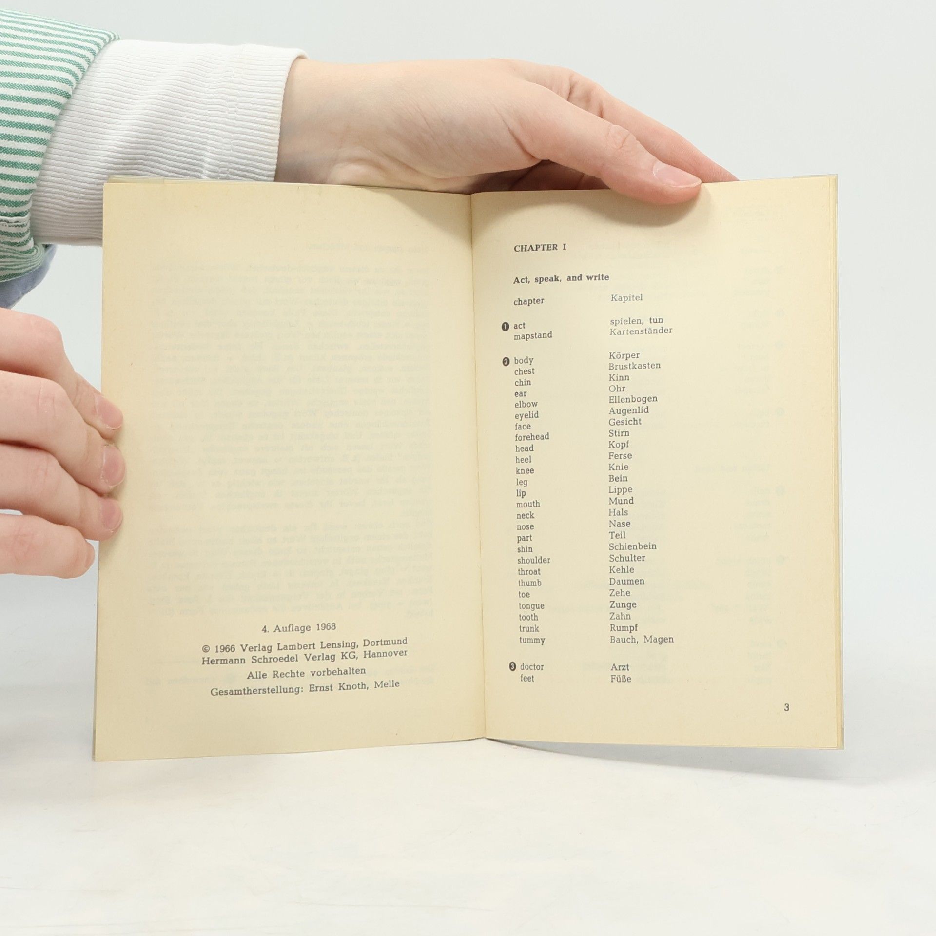 Autores varios Wörterverzeichnis 1