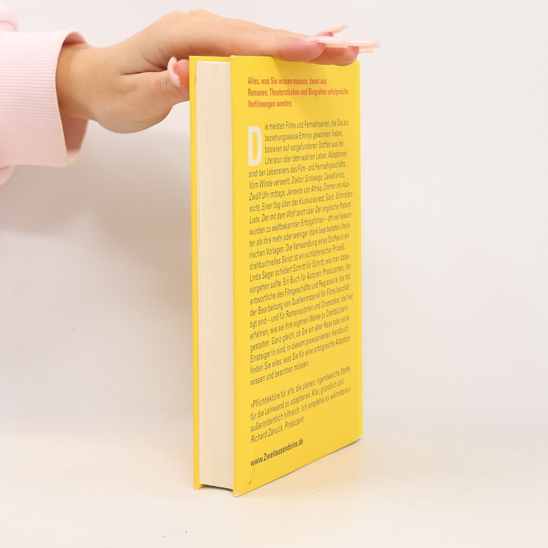 Linda Seger Vom Buch zum Drehbuch