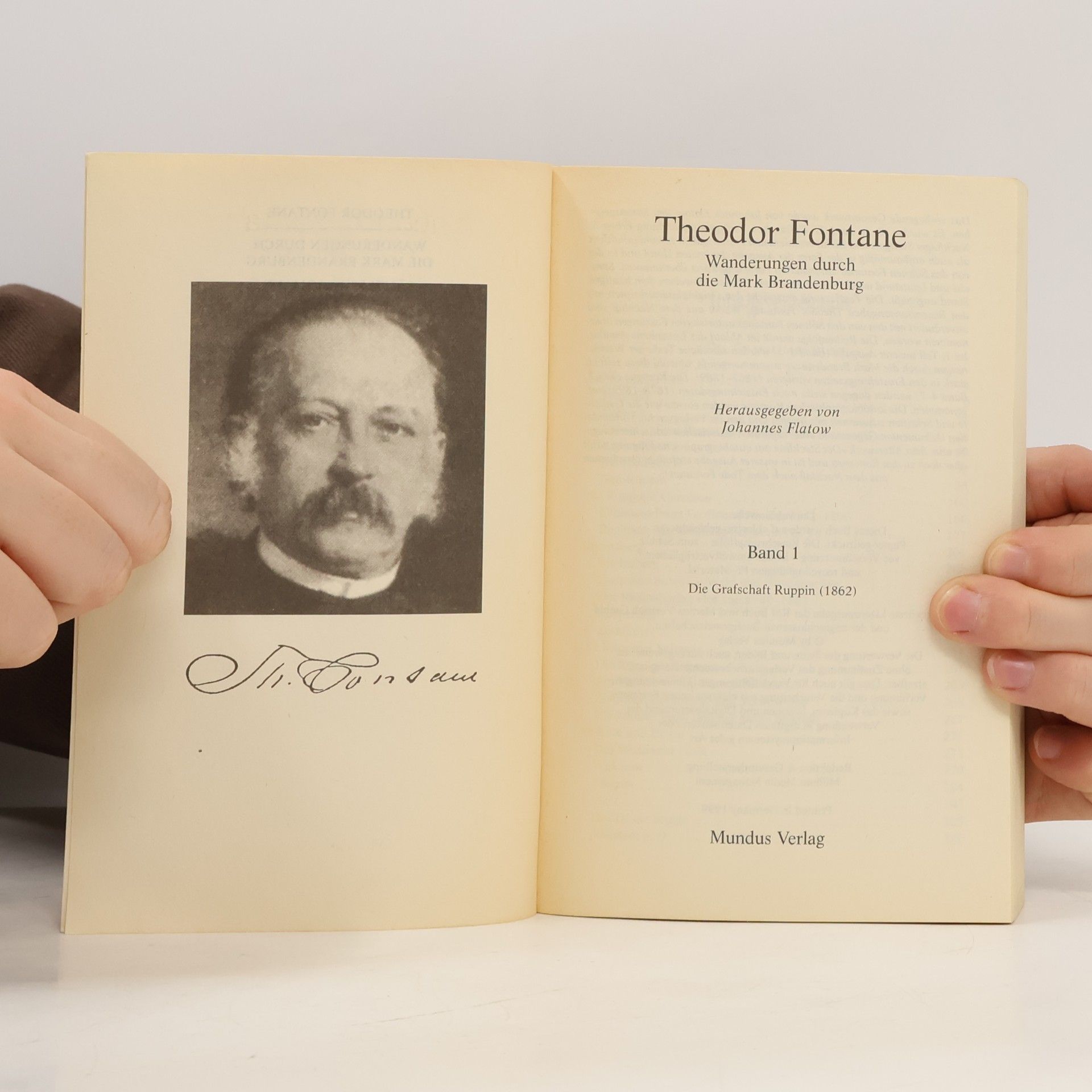 Theodor Fontane Wanderungen durch die Mark Brandenburg 1. Die Grafschaft Ruppin
