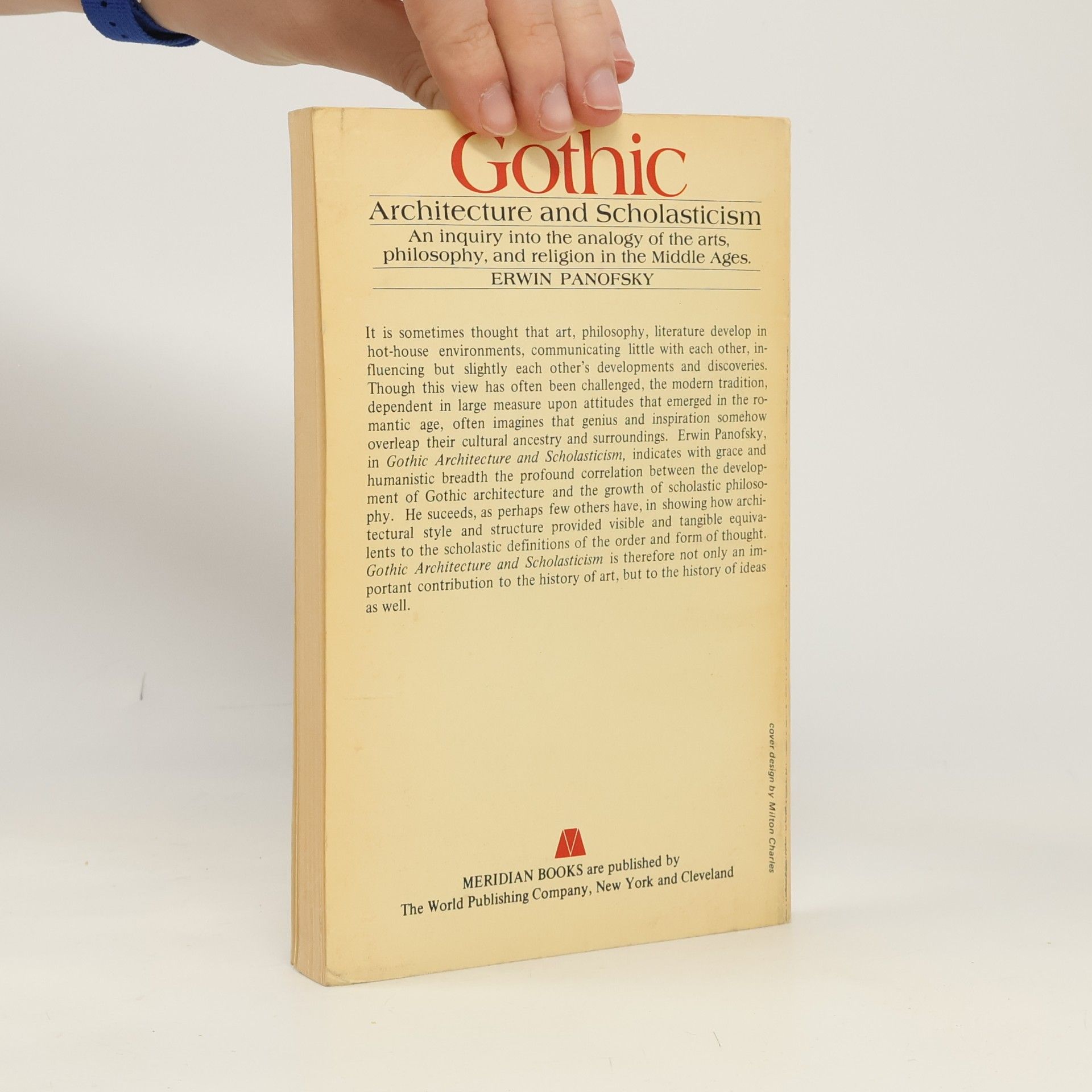 Erwin Panofsky Gothic Architecture and Scholasticism