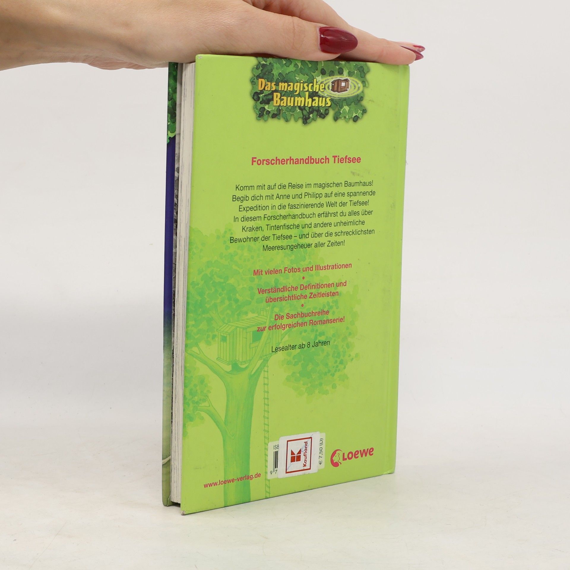 Mary Pope Osborne Das magische Baumhaus – Forscherhandbuch Tiefsee